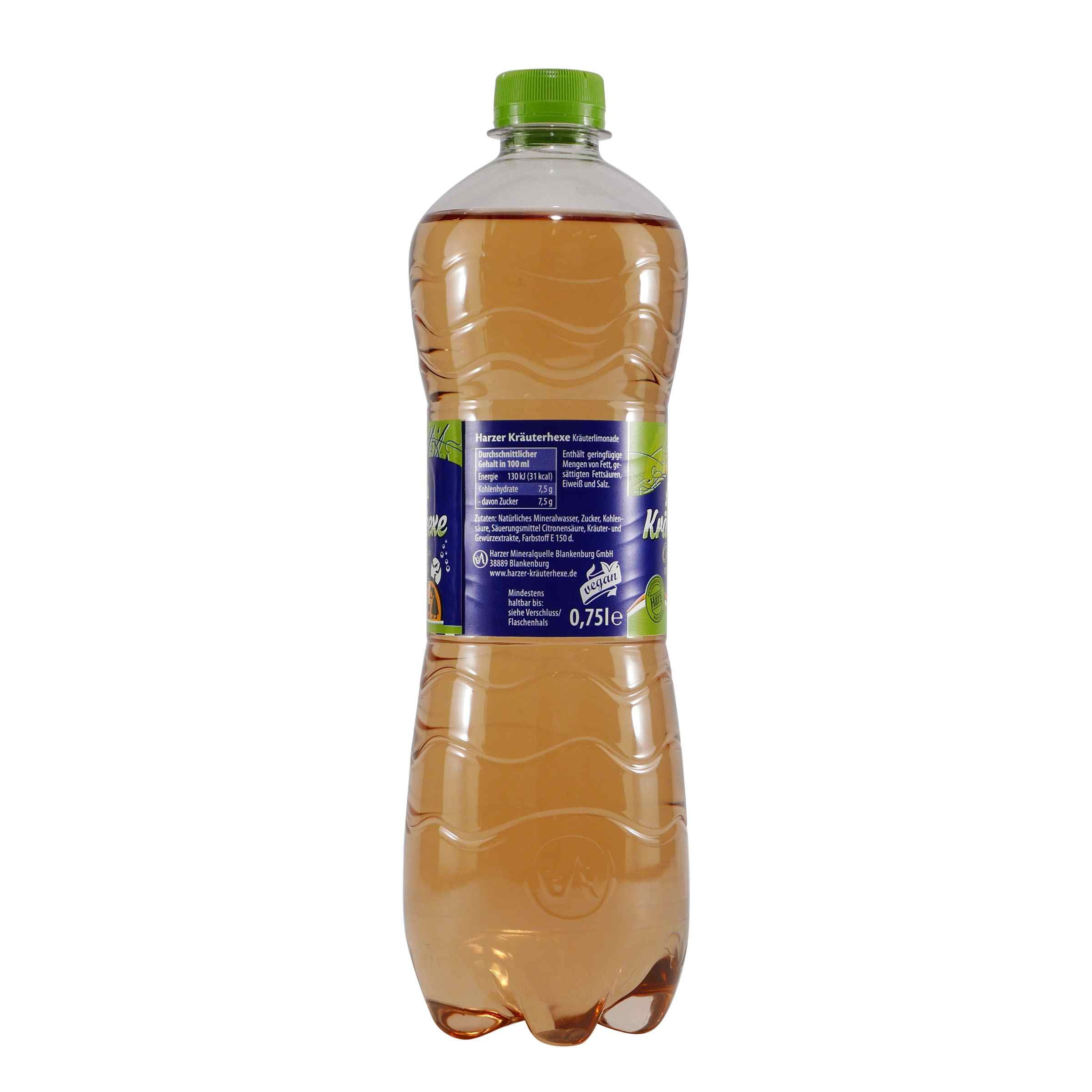 Harzer Kräuterhexe Limonade (6 x 0,75L) EINWEG