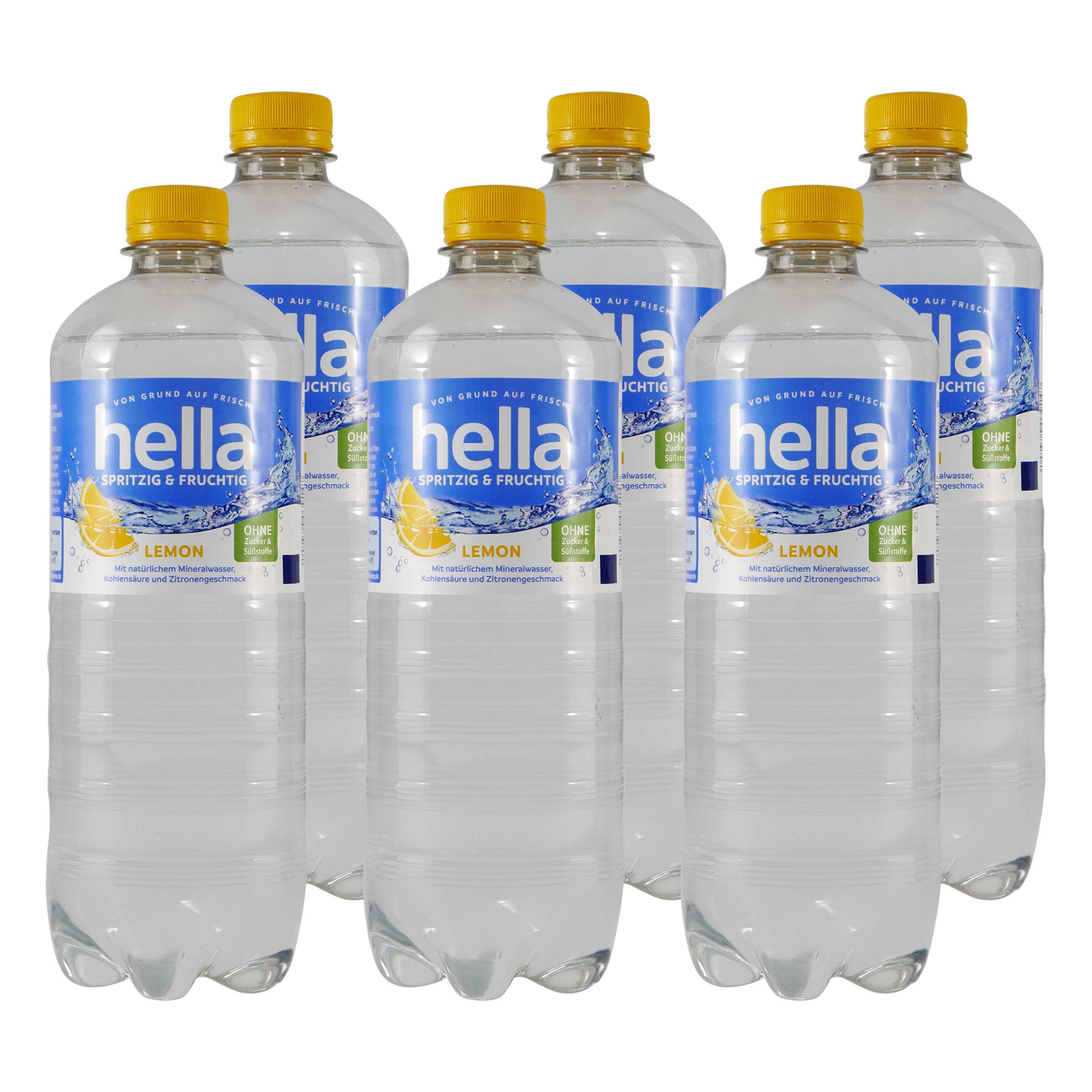 hella Lemon Erfrischungsgetränk (6 x 0,75L) EINWEG