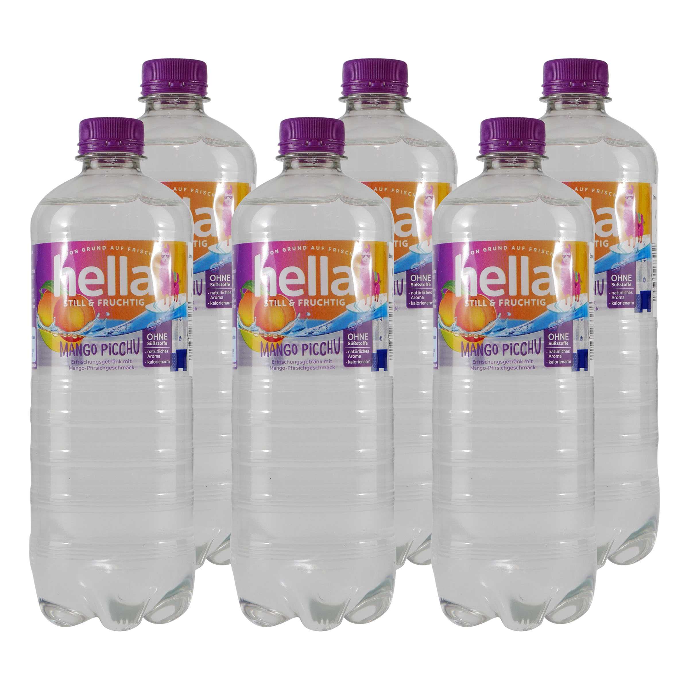 hella Mango Picchu Erfrischungsgetränk (6 x 0,75L) EINWEG