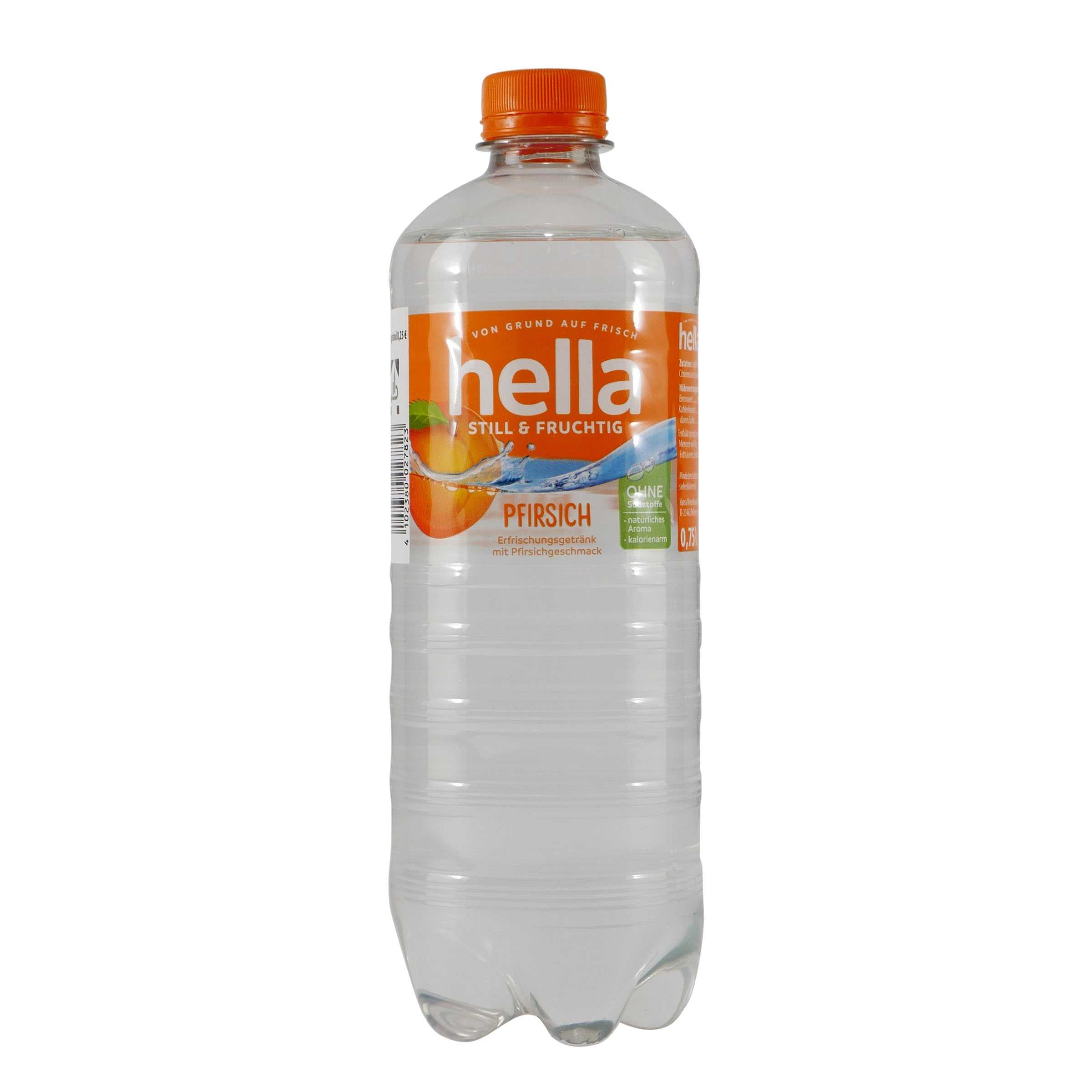 hella Pfirsich Erfrischungsgetränk (6 x 0,75L) EINWEG