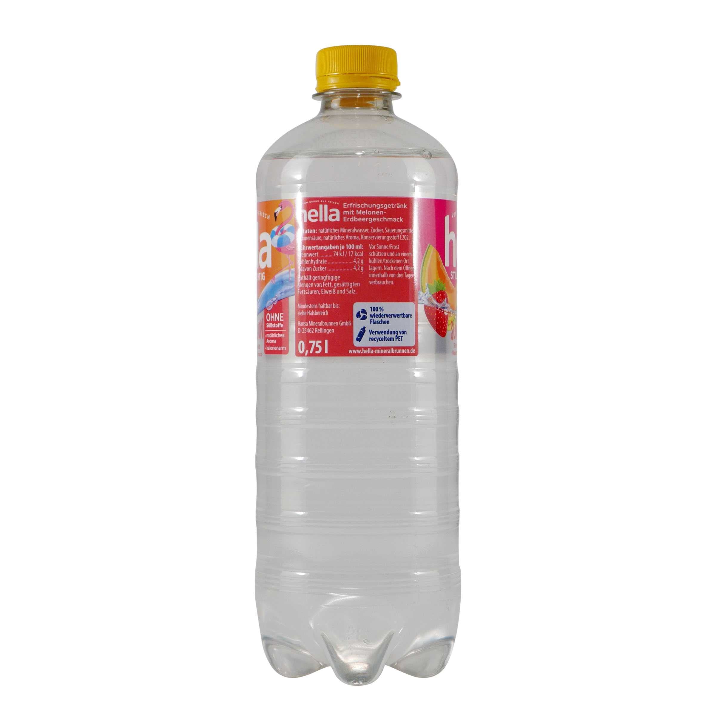 hella Sunny Melon Erfrischungsgetränk 0,75L