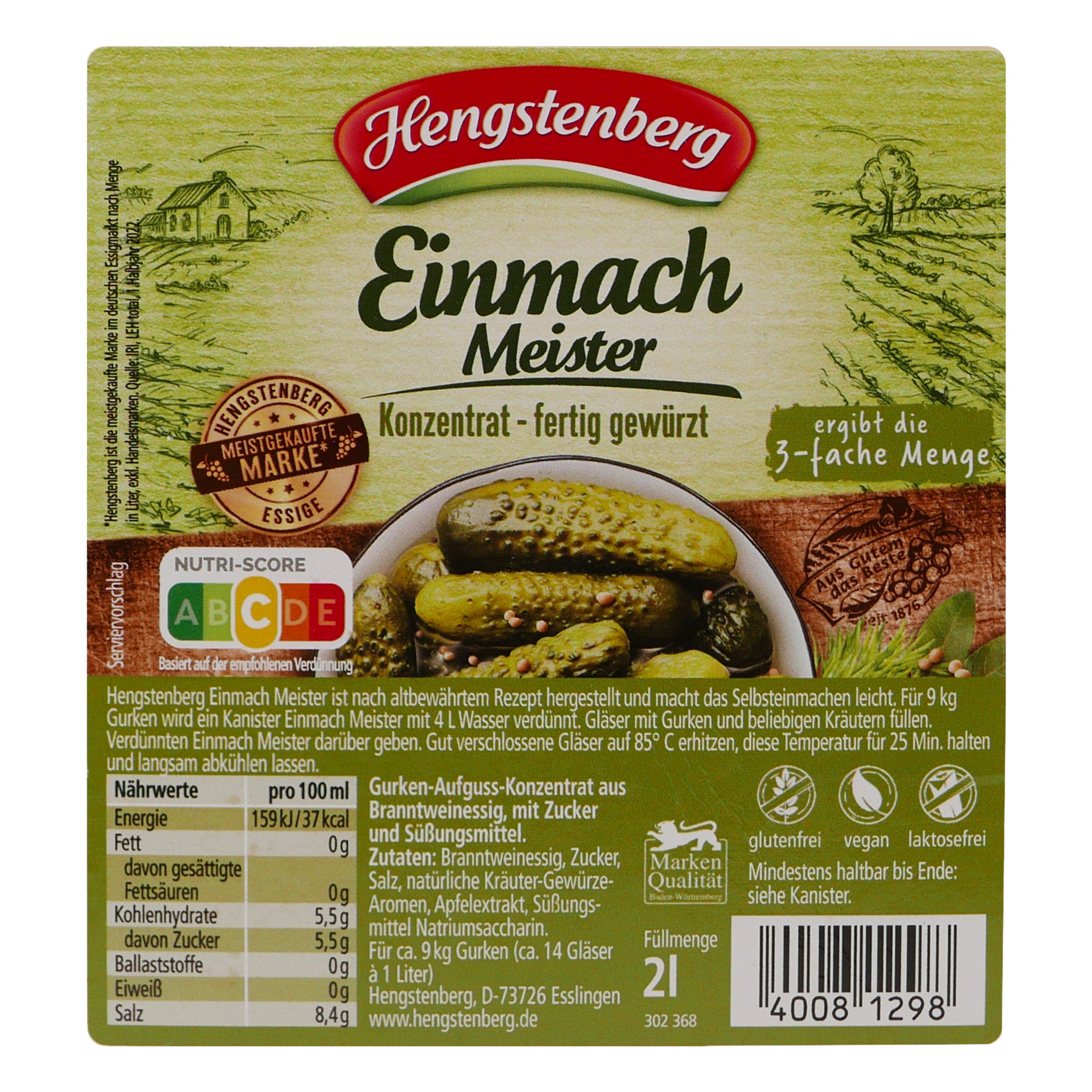 Hengstenberg Einmach-Meister 2L
