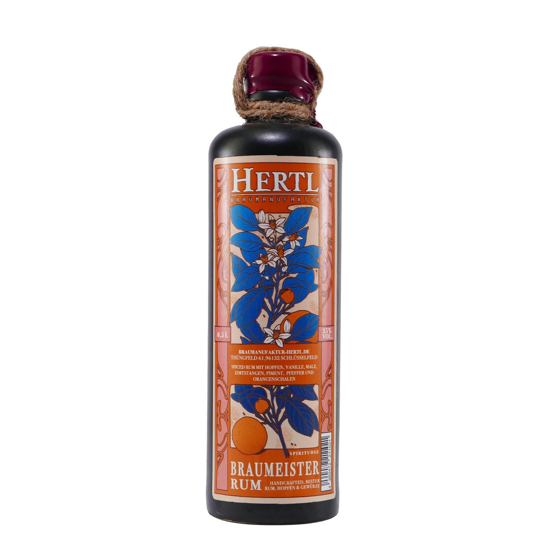 Hertl Braumeister Rum mit Geschenk-Holzkiste