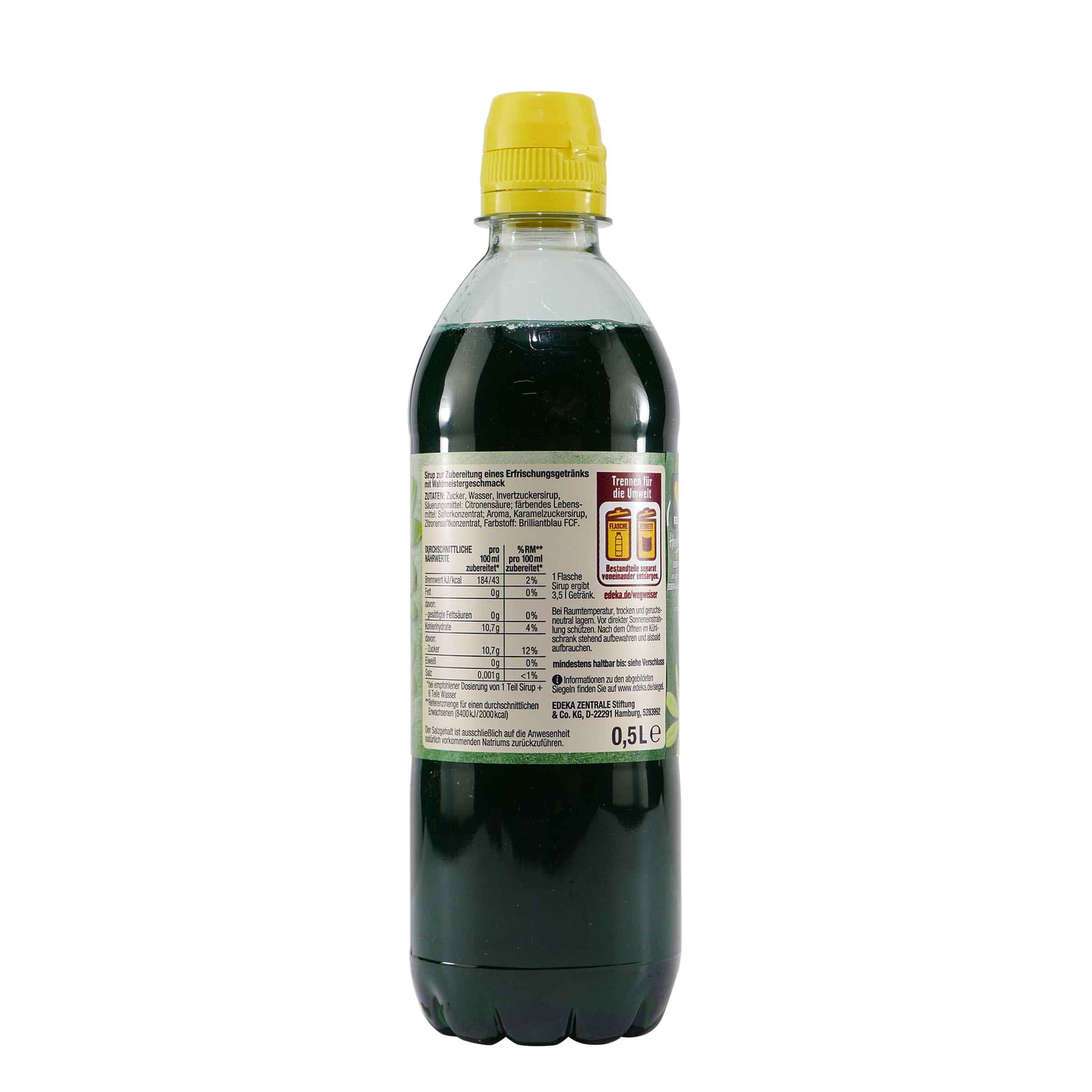 Herzstücke Waldmeister Getränkesirup (6 x 0,5L)