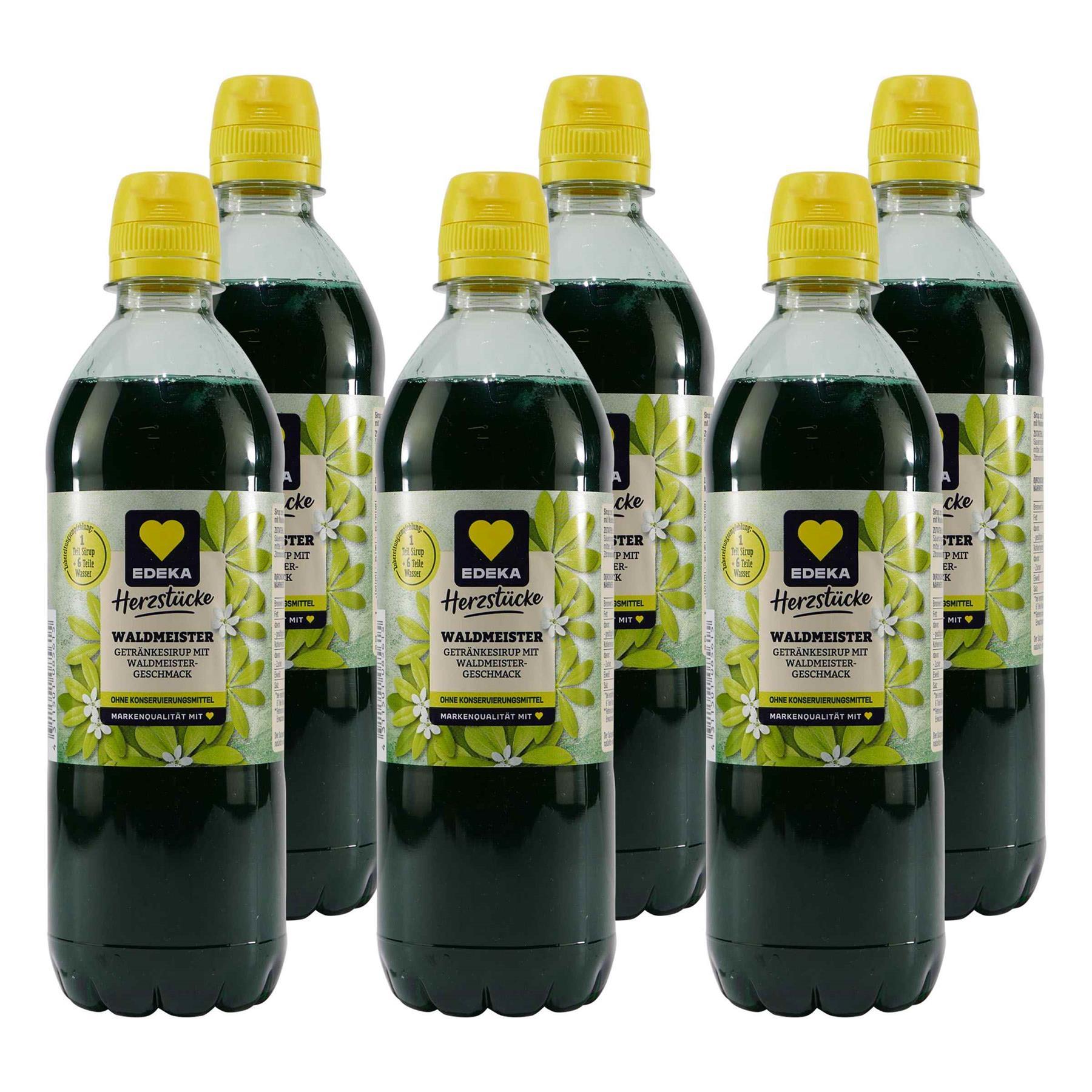 Herzstücke Waldmeister Getränkesirup (6 x 0,5L)