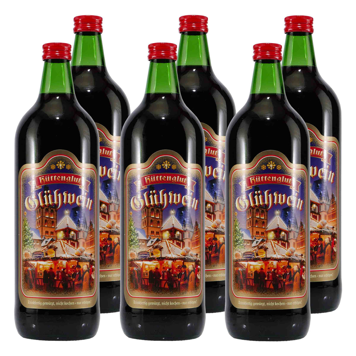 Hüttenglut Glühwein (6 x 1,0L)