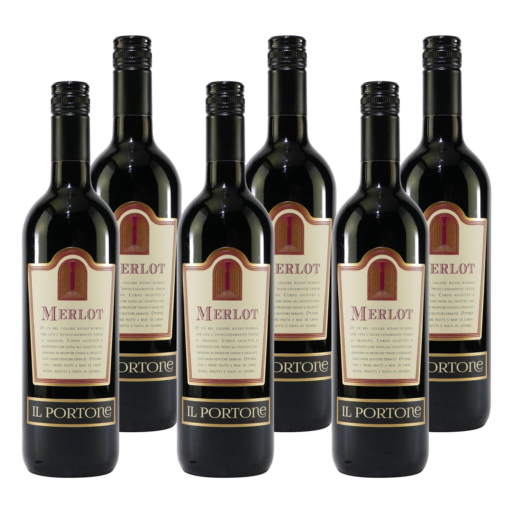 Il Portone Merlot -trocken- (6 x 0,75L)