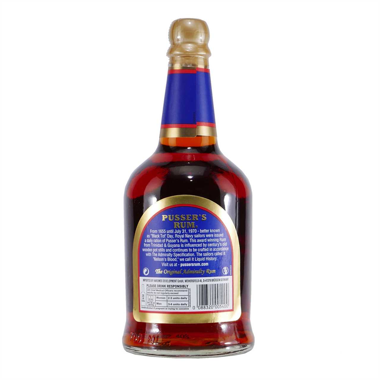 Pusser's British Navy Rum Blue Label