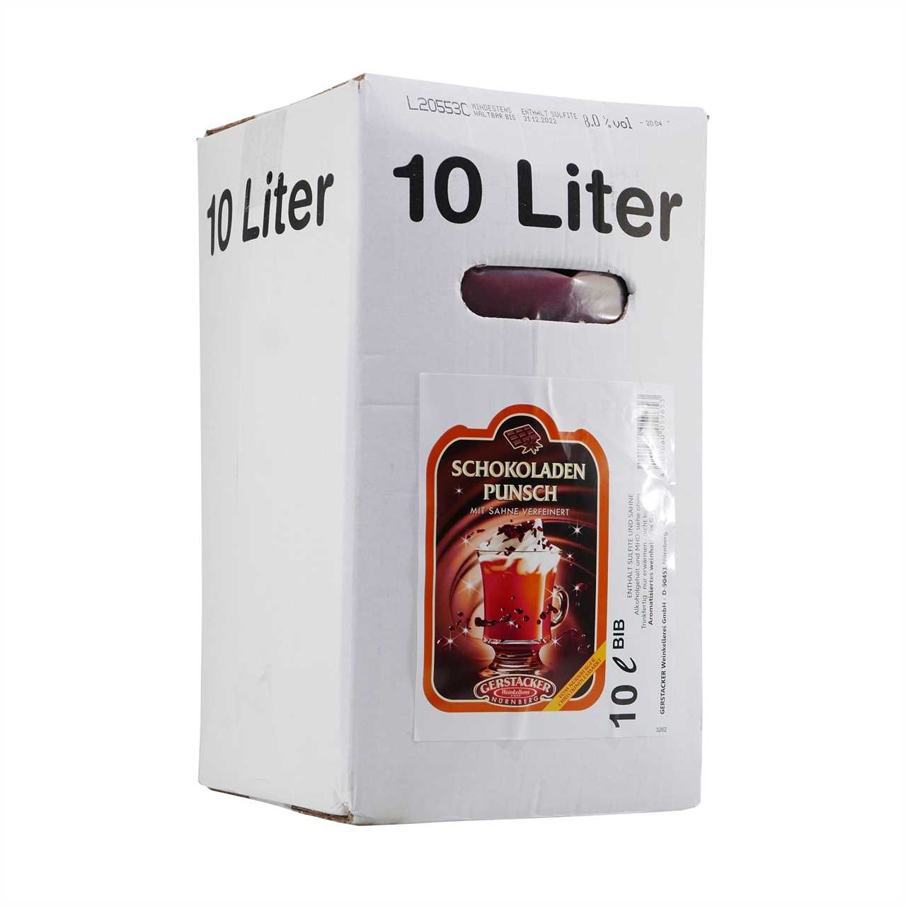 GERSTACKER Schokoladen Punsch 10L BIB