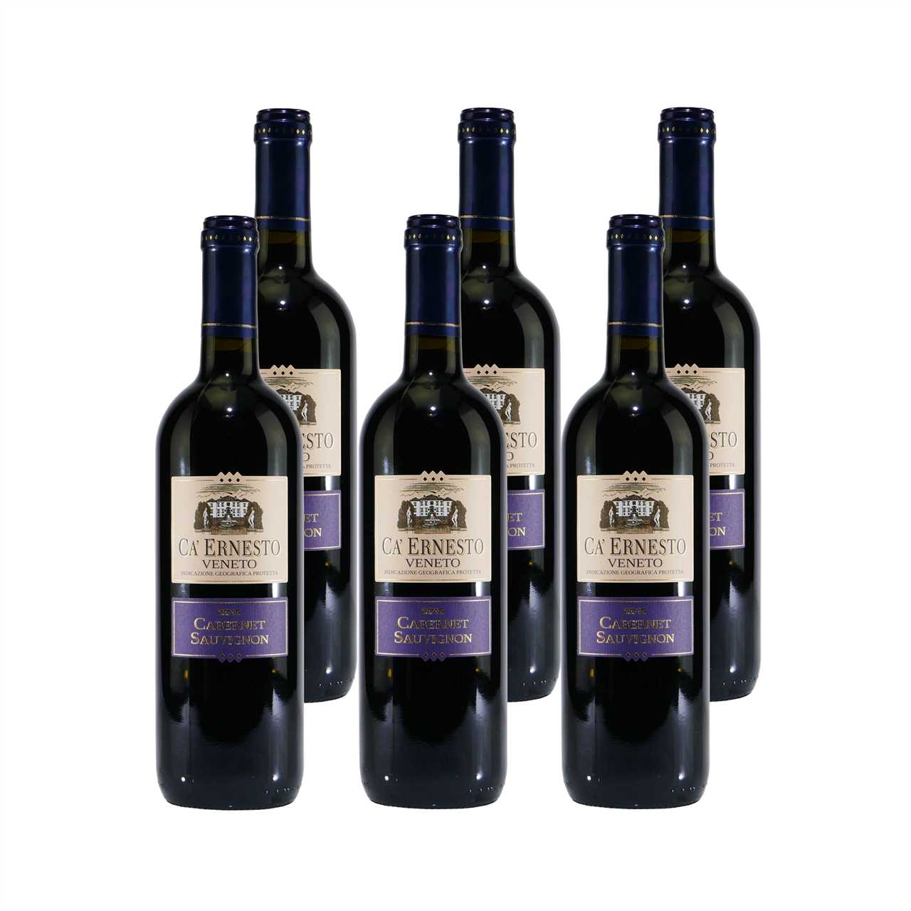 CA' ERNESTO Cabernet Sauvignon IGP Rotwein (6 x 0,75L)