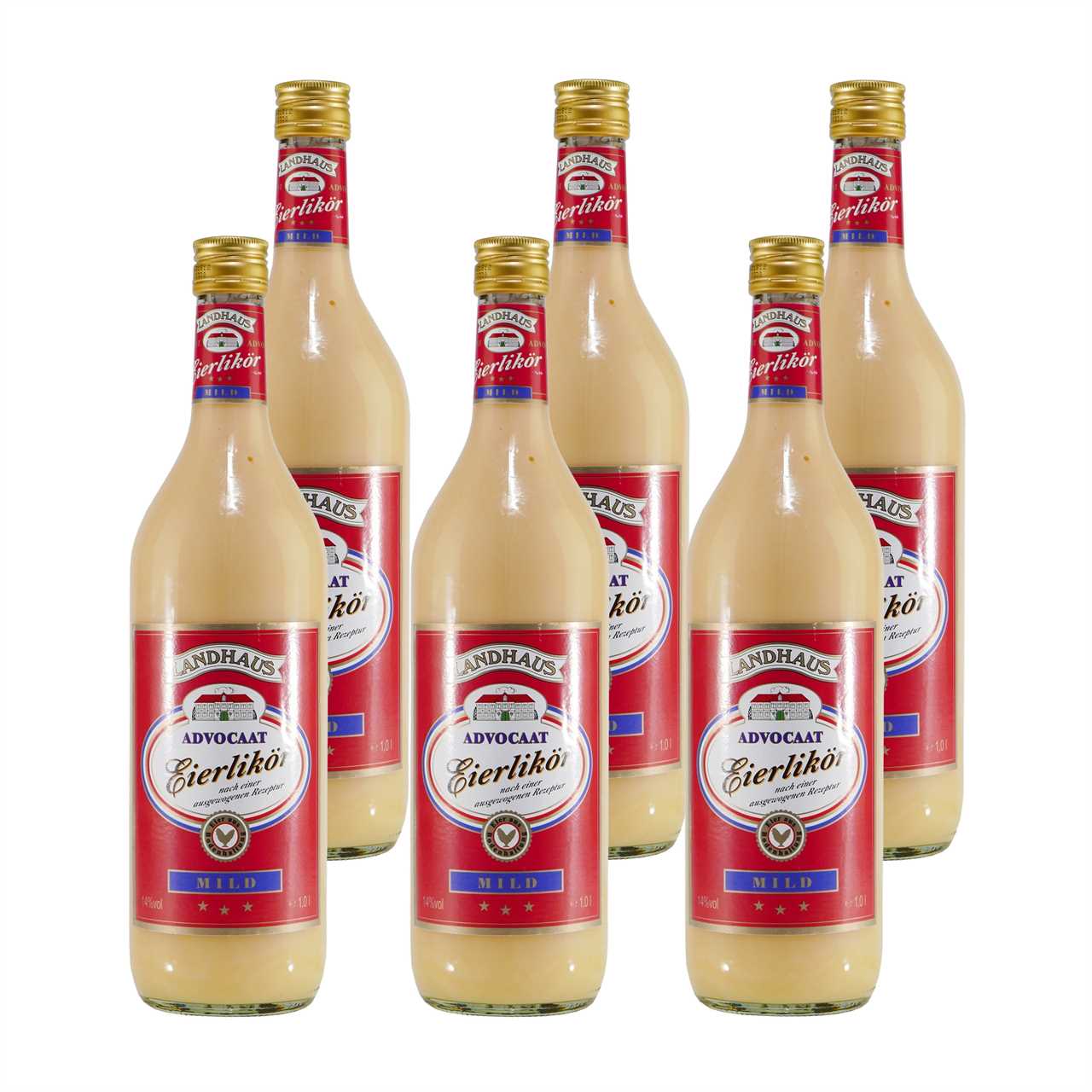 Landhaus Advocaat Eierlikör (6 x 1,0L)