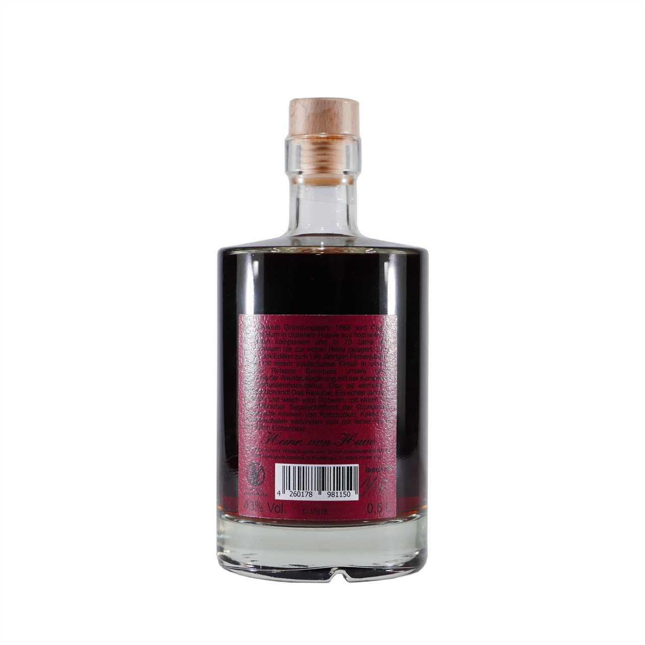 Heinr. von Have Jamaica Rum Rotspon finished