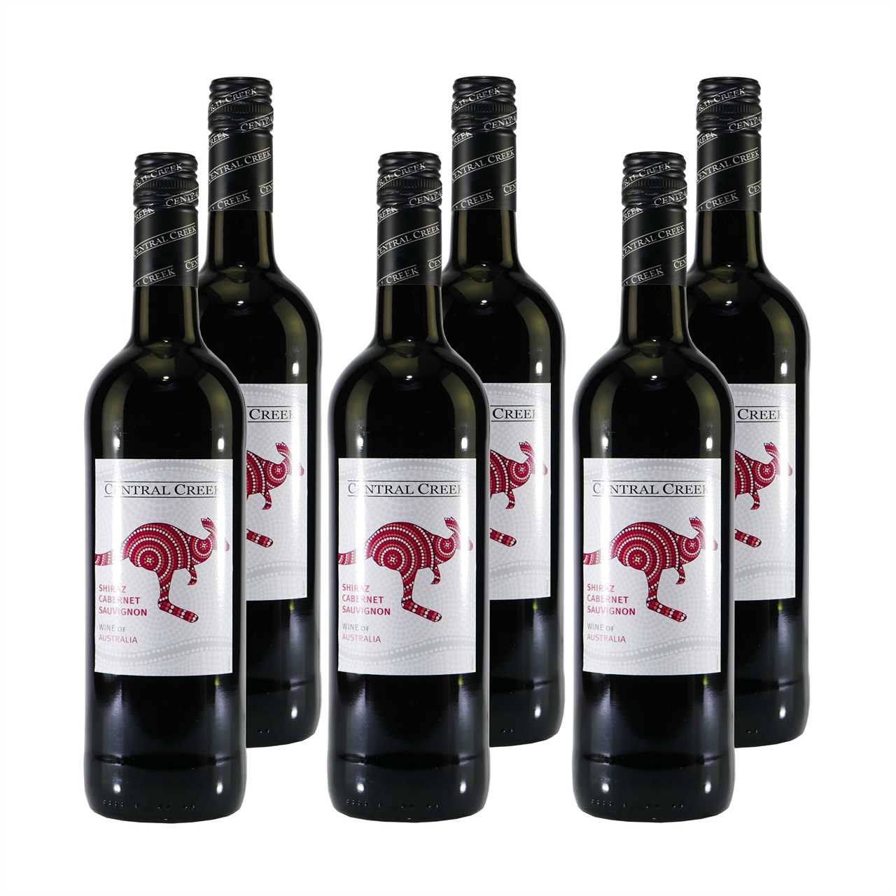 Central Creek Shiraz-Cabernet Sauvignon Rotwein (6 x 0,75L)