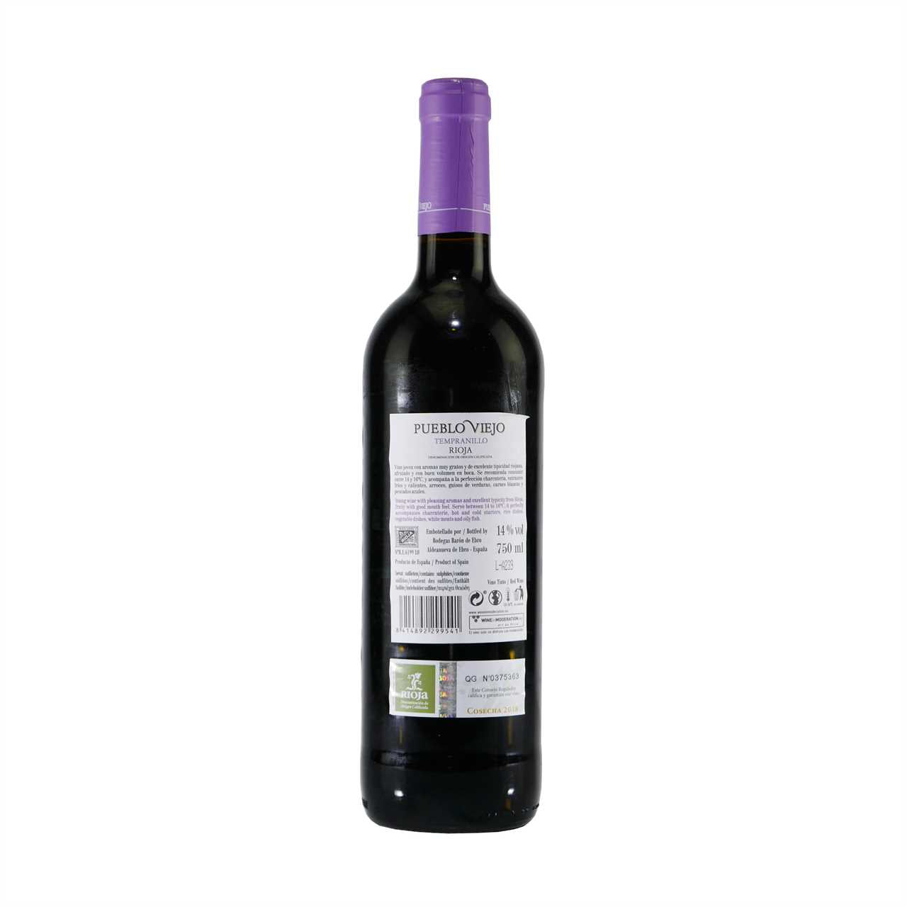 Pueblo Viejo Rioja Tempranillo Rotwein (6 x 0,75L)