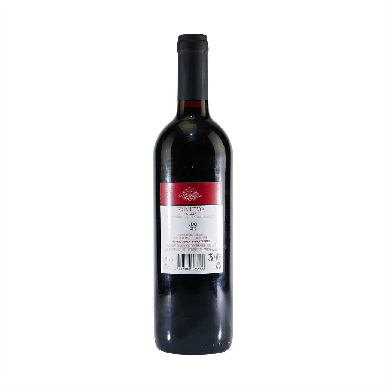Primitivo Puglia IGP Rotwein (6 x 0,75L)