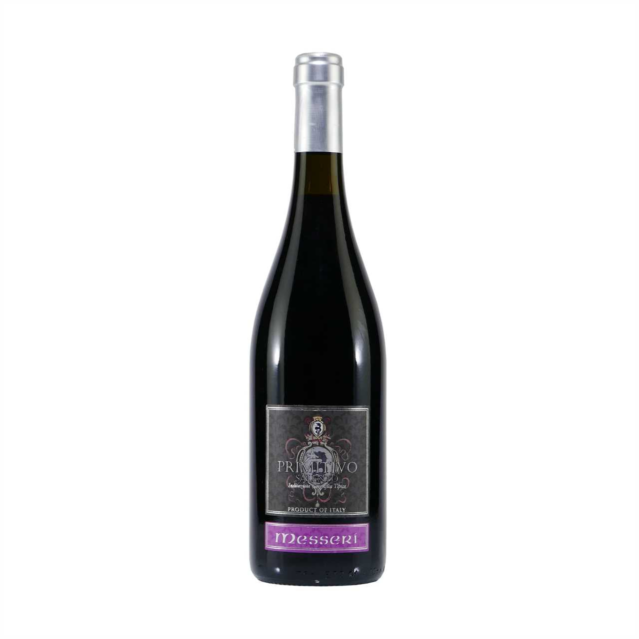 Messeri Primitivo IGT Rotwein -trocken- (6 x 0,75L)