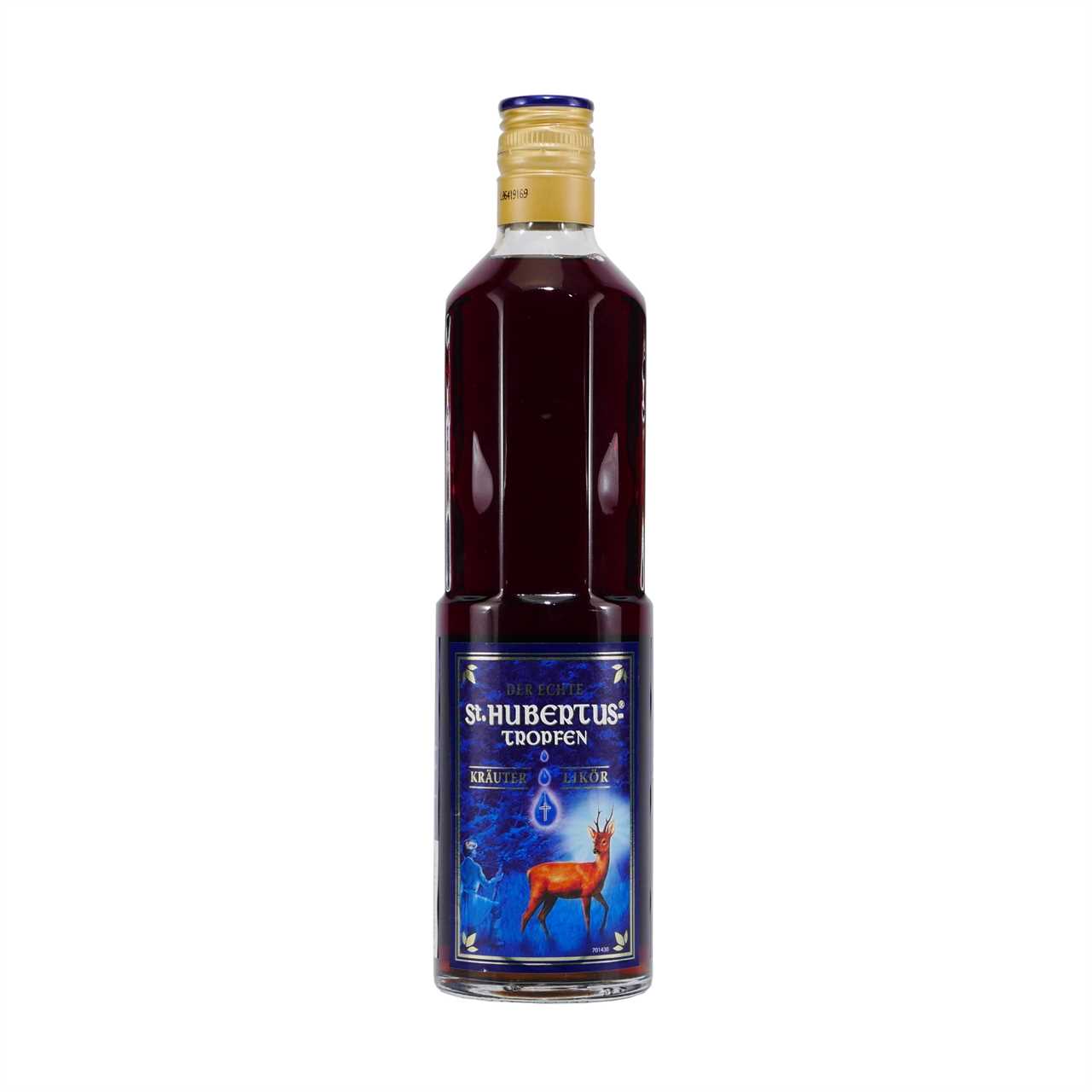 St. Hubertus Tropfen - Kräuter-Likör mit Geschenk-HK