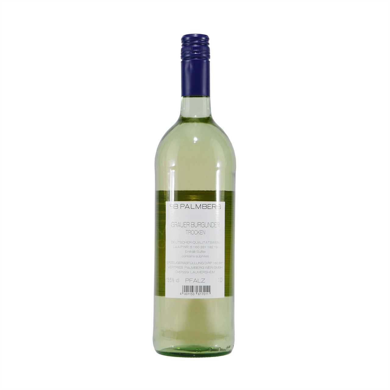 Palmberg Grauer Burgunder QbA  Pfalz (6 x 1,0L)