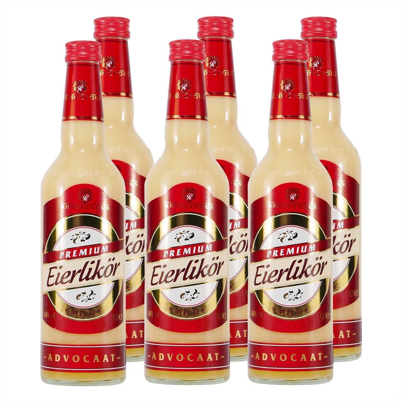 Rendezvous Eierlikör Advocaat -mild- (6 x 0,7L)