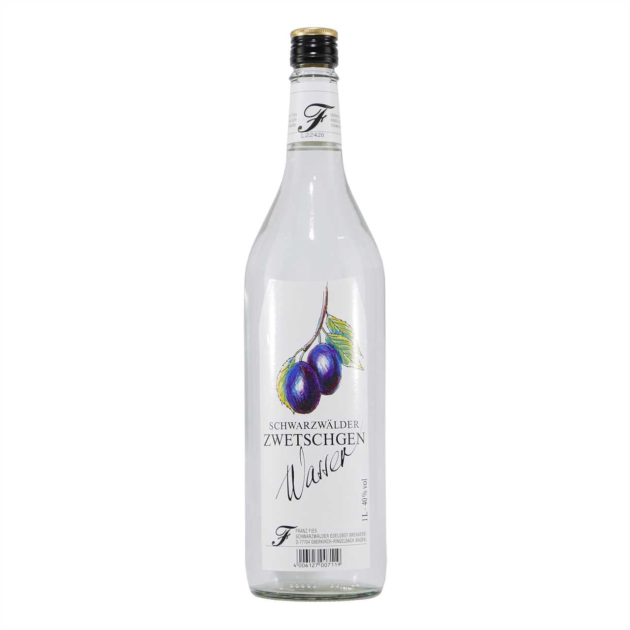 Fies Schwarzwälder Zwetschgen Wasser (6 x 1,0L)