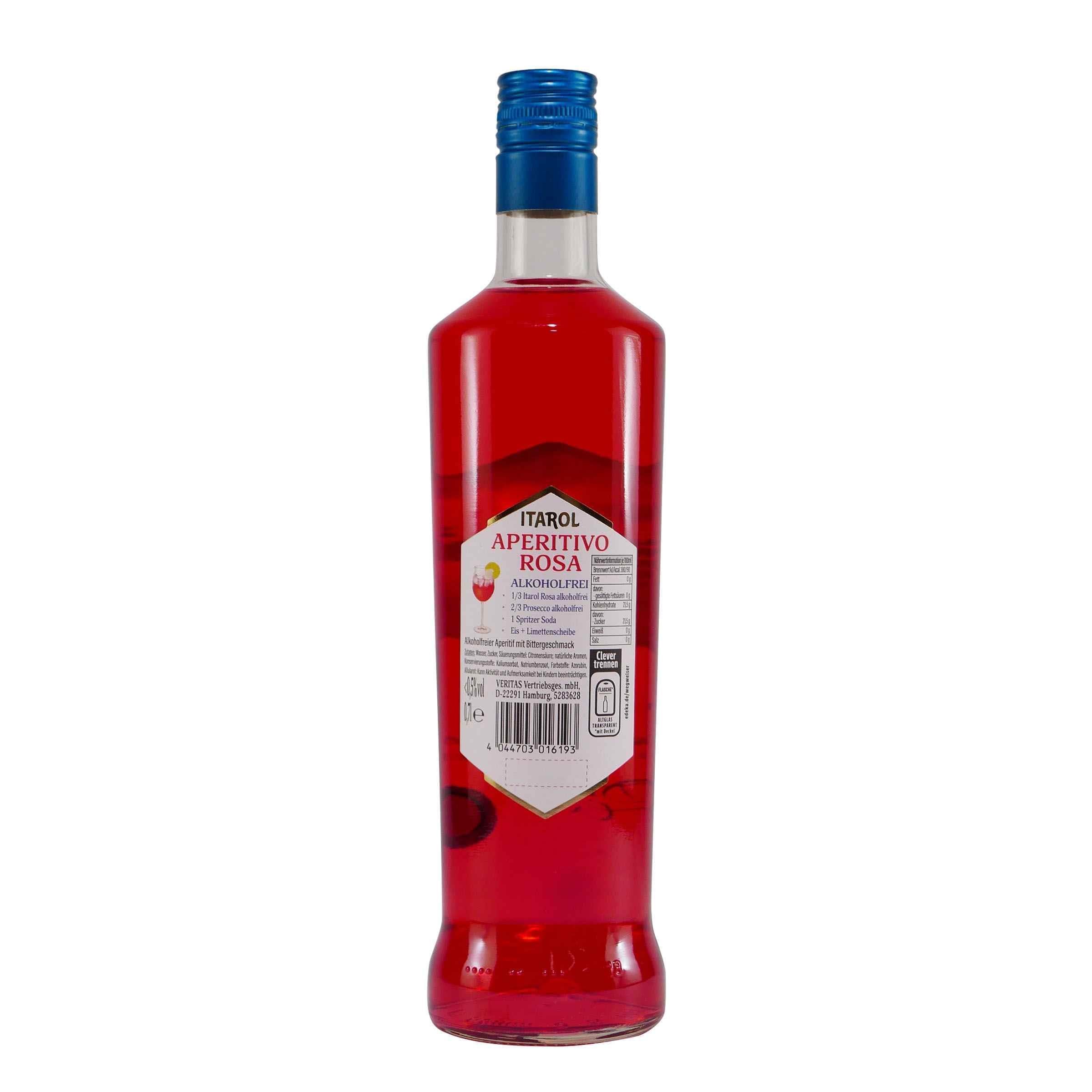 Itarol Aperitivo Rosa -alkoholfrei- (6 x 0,7L)