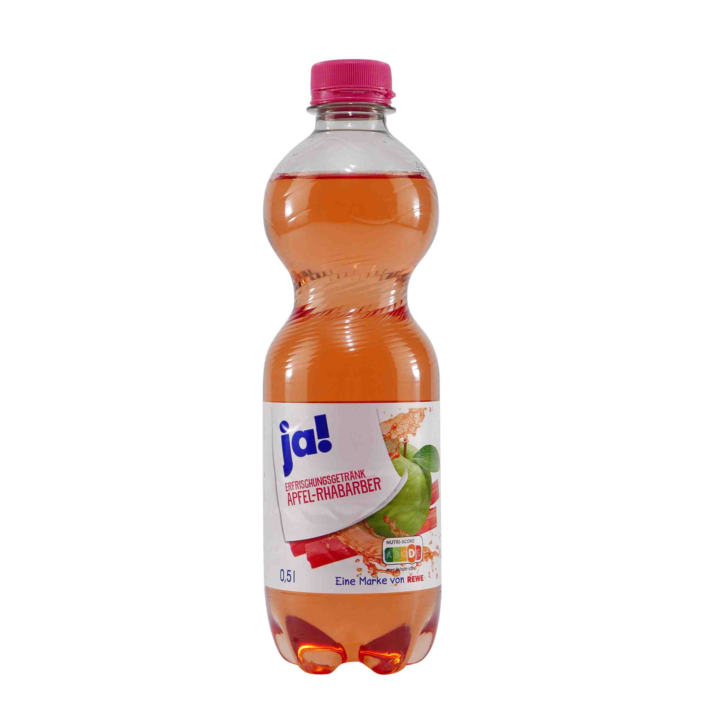 ja! Apfel-Rhabarber Erfrischungsgetränk (6 x 0,5L)