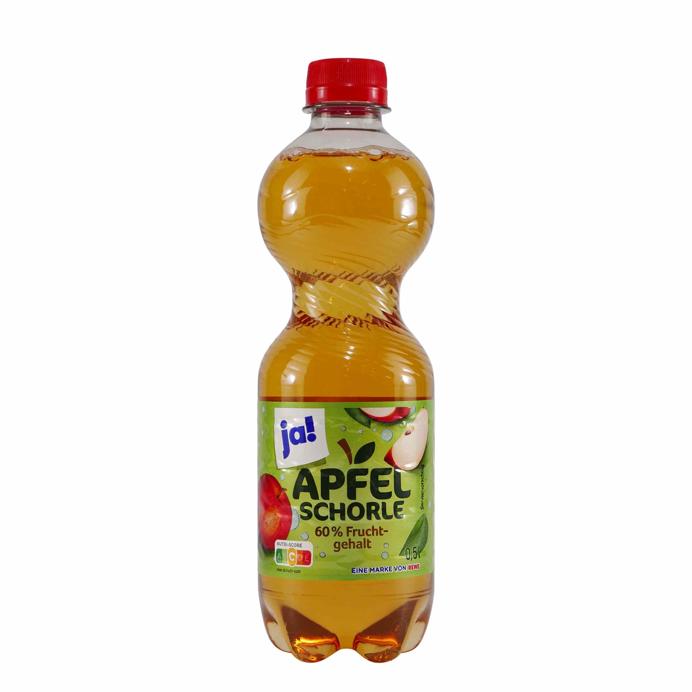 ja! Apfelschorle (6 x 0,5L) EINWEG