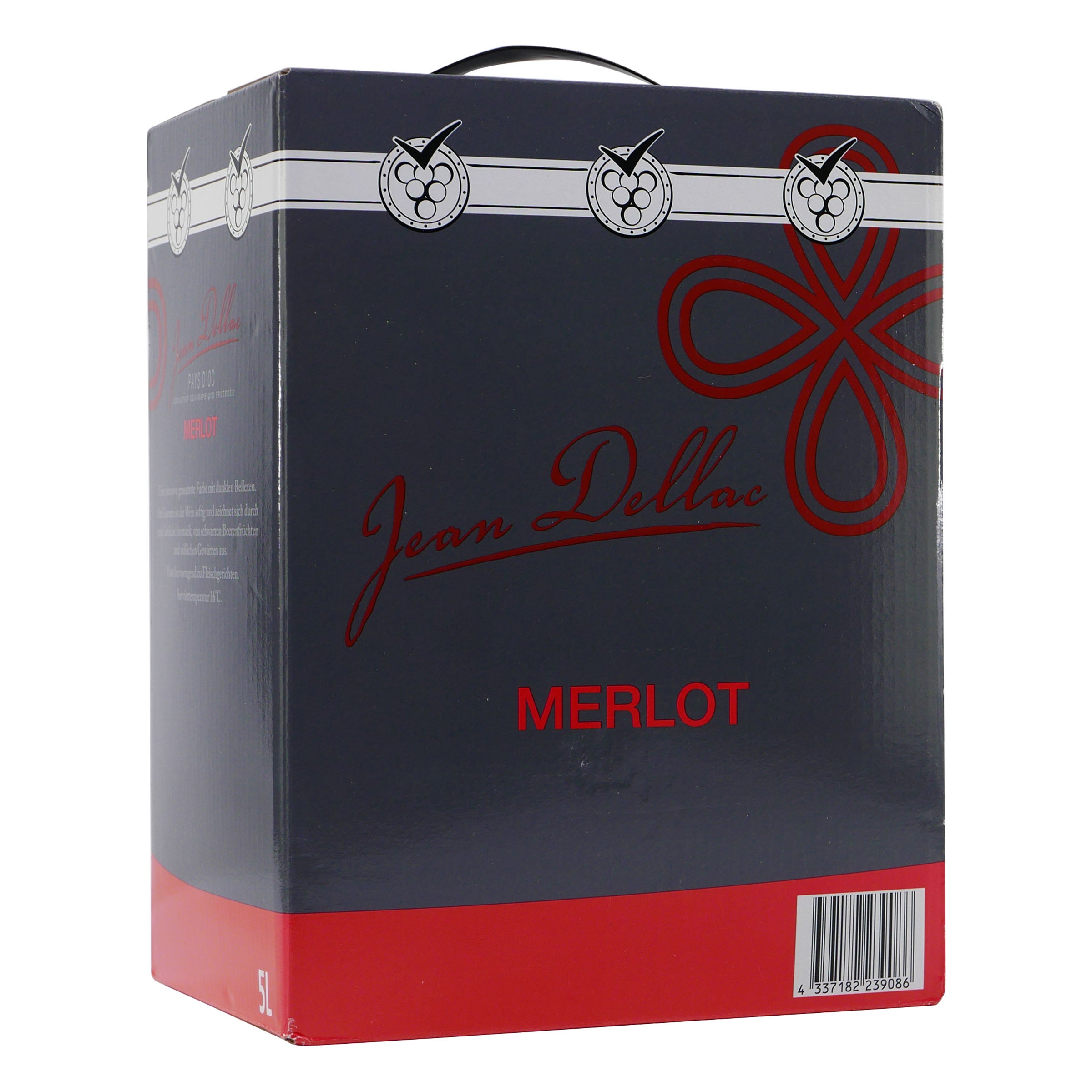 Jean Dellac Merlot IGP -trocken- BIB 5L