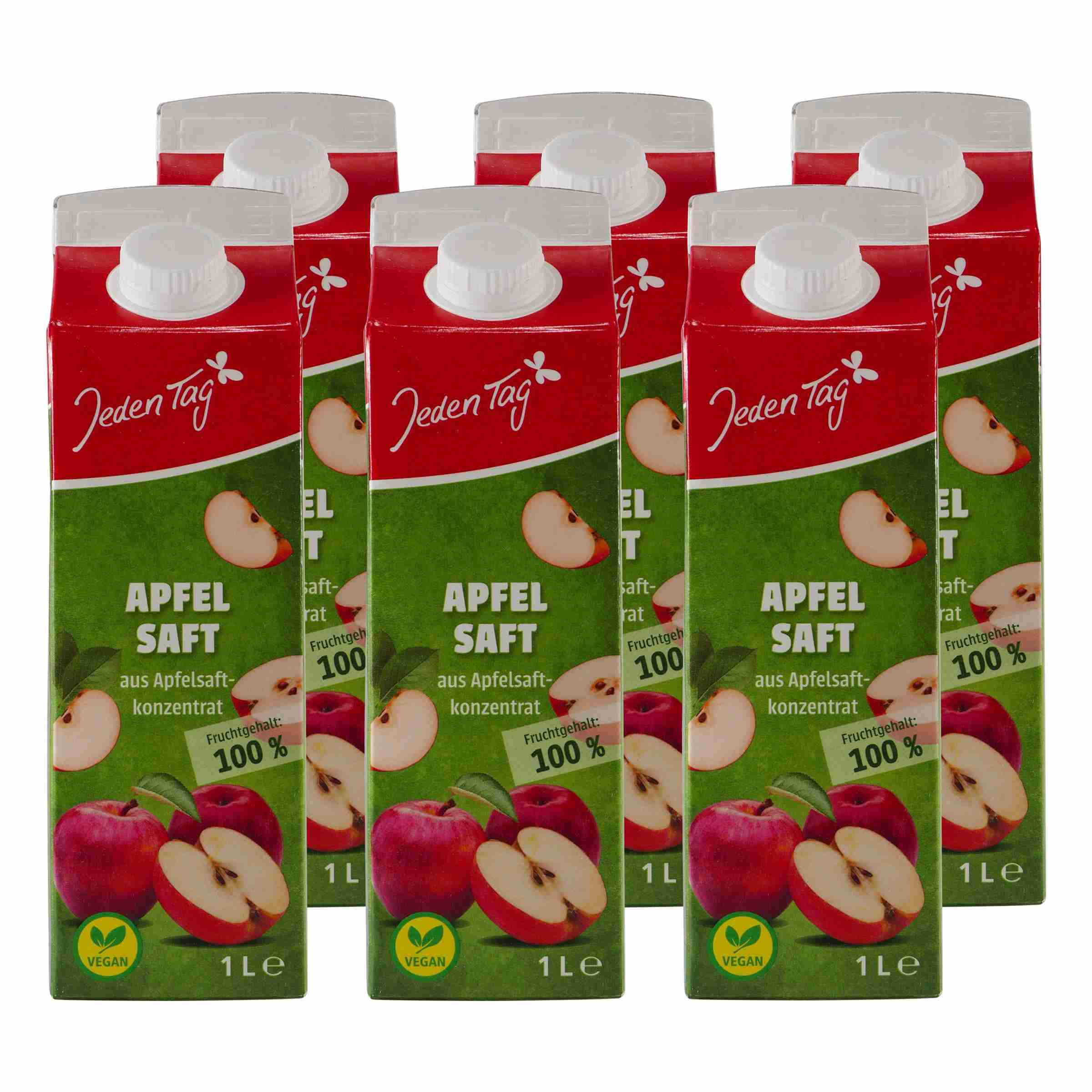 Jeden Tag Apfelsaft -klar- (12 x 1,0L)