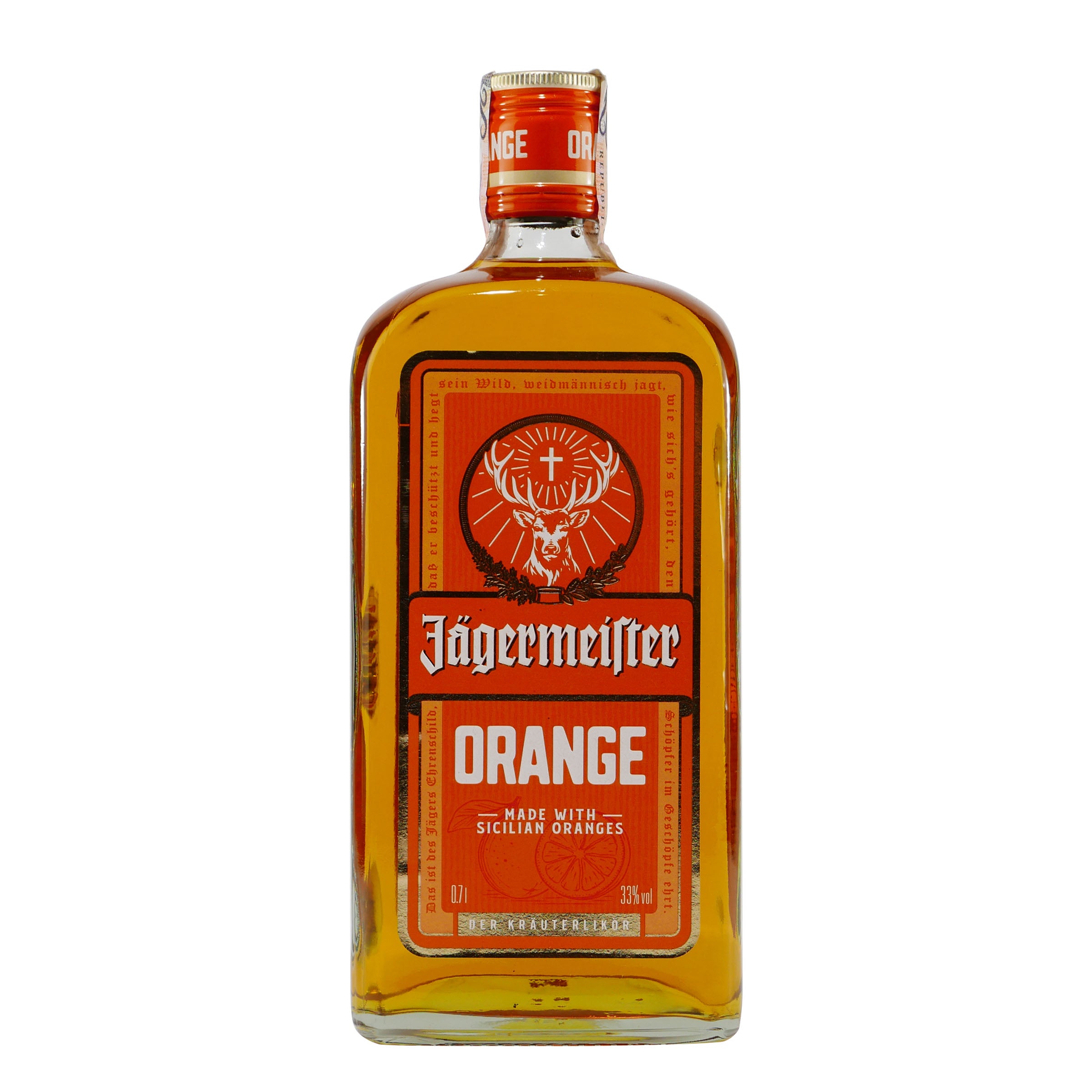 Jägermeister Orange mit Geschenk-Holzkiste