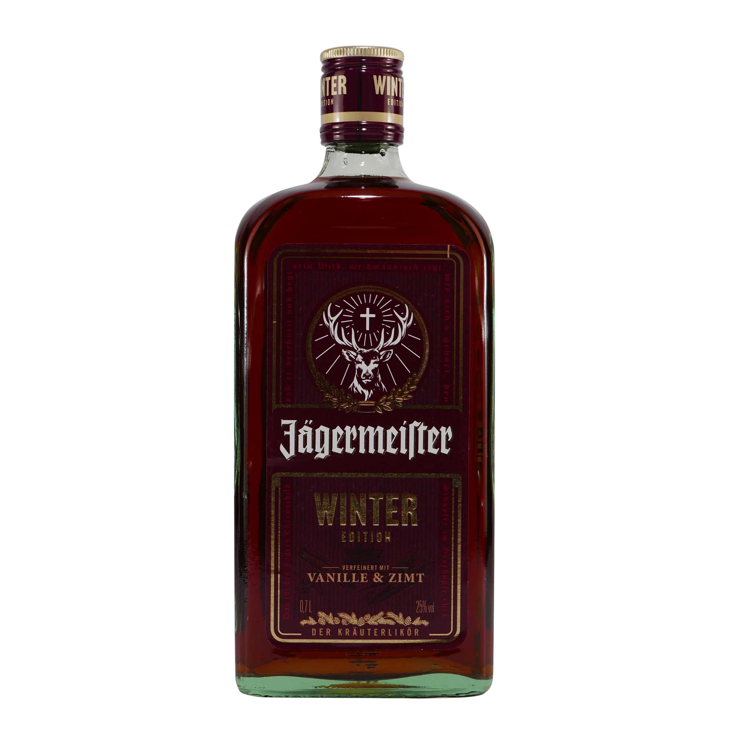 Jägermeister Winter Edition mit Geschenk-Holzkiste