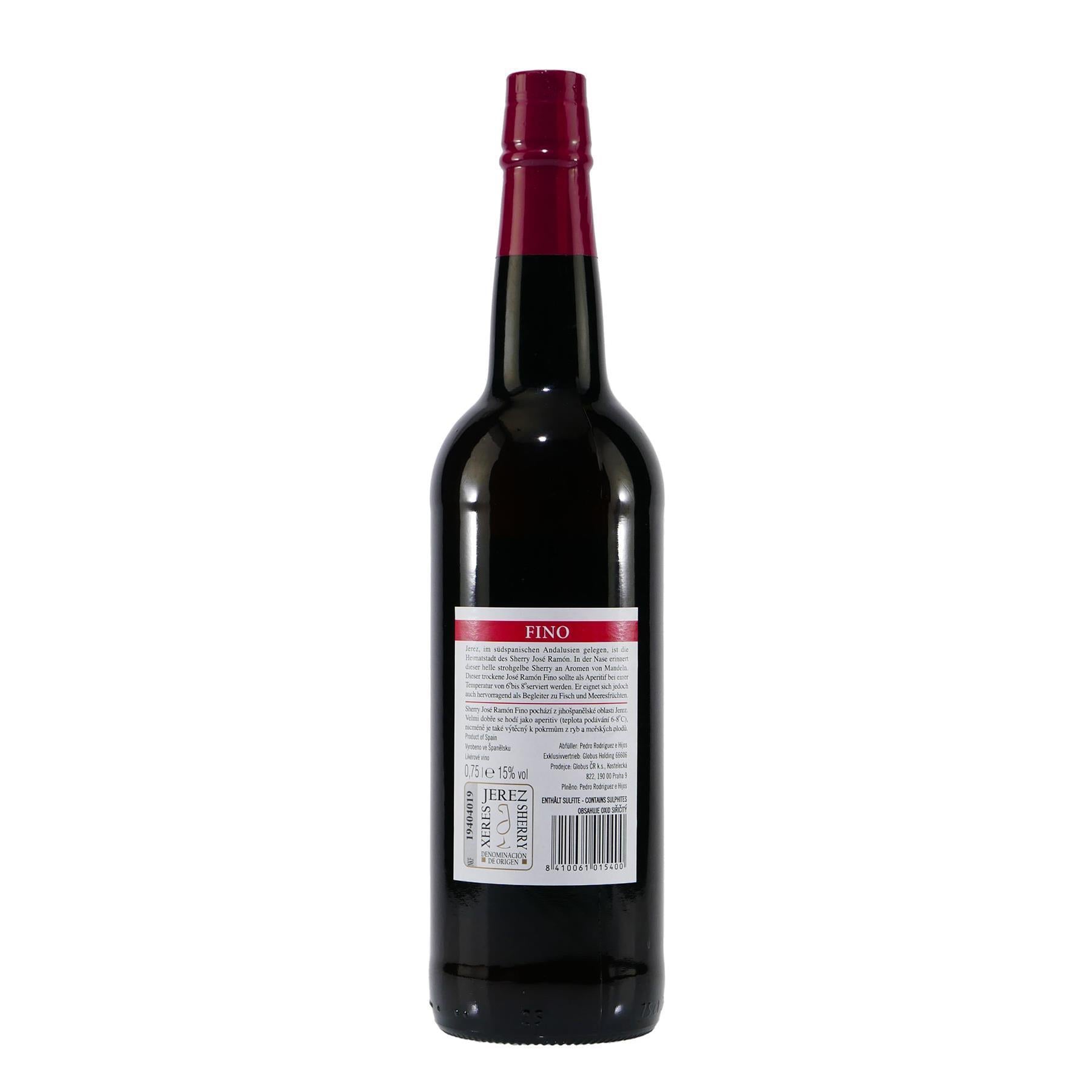 Jose Ramon Sherry Fino mit Geschenk-Holzkiste