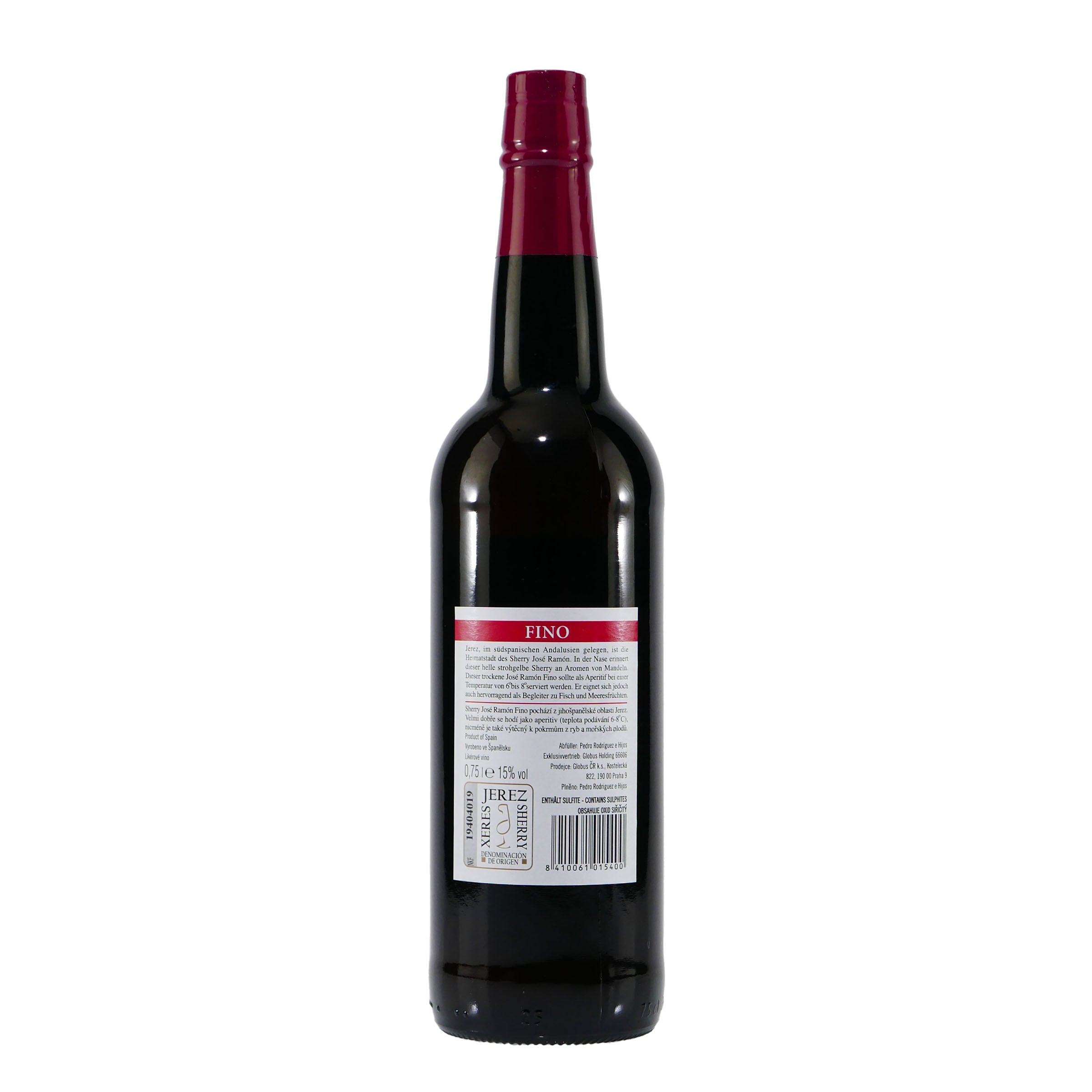Jose Ramon Sherry Fino mit Geschenk-Holzkiste