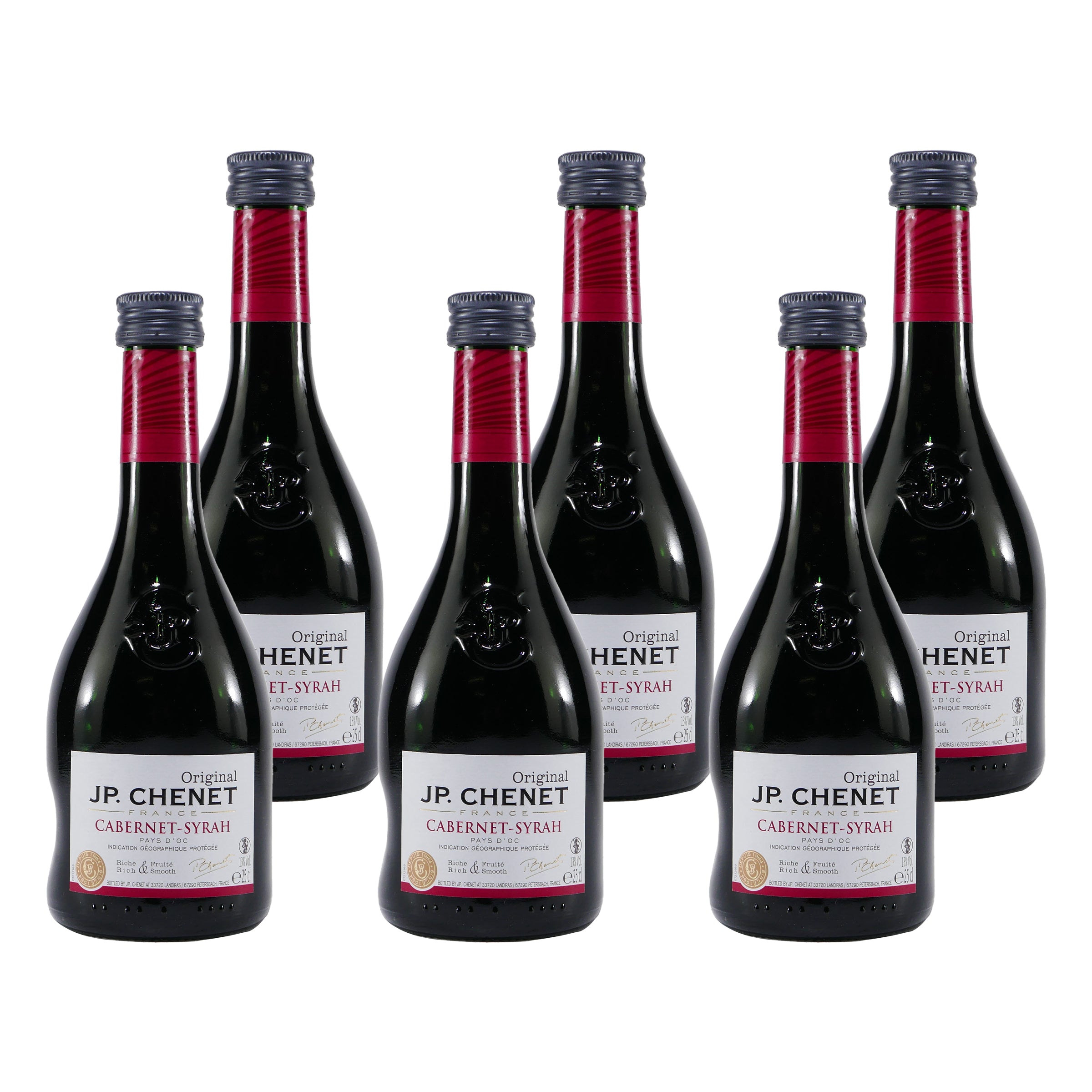 JP. Chenet Cabernet Syrah Rotwein -trocken- (6 x 0,25L)