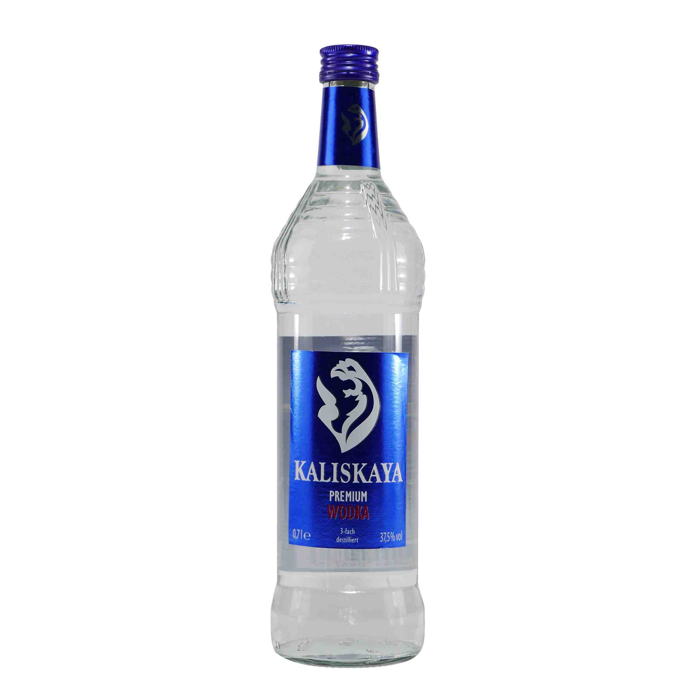 Kaliskaya Premium Wodka mit Geschenk-Holzkiste