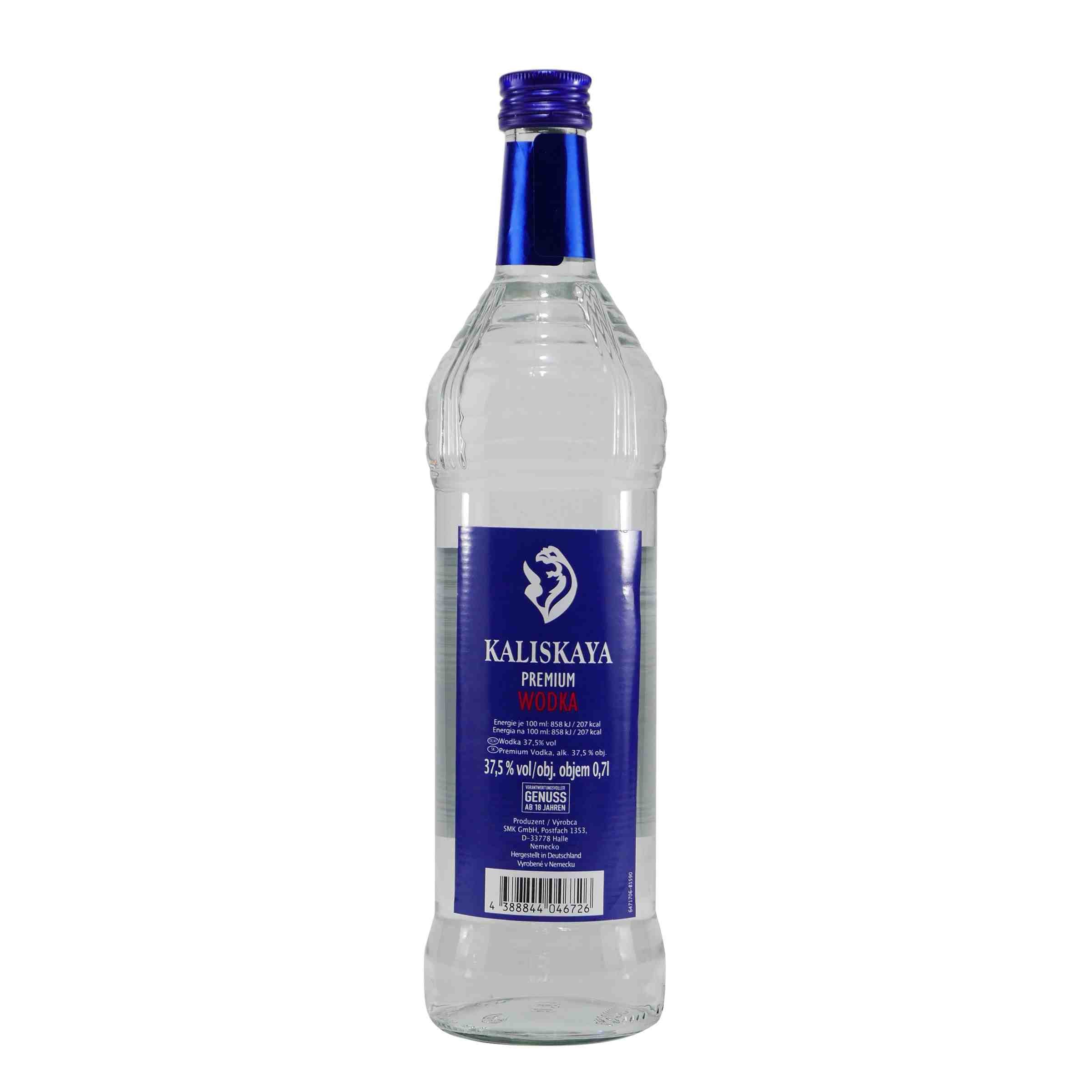 Kaliskaya Premium Wodka mit Geschenk-Holzkiste