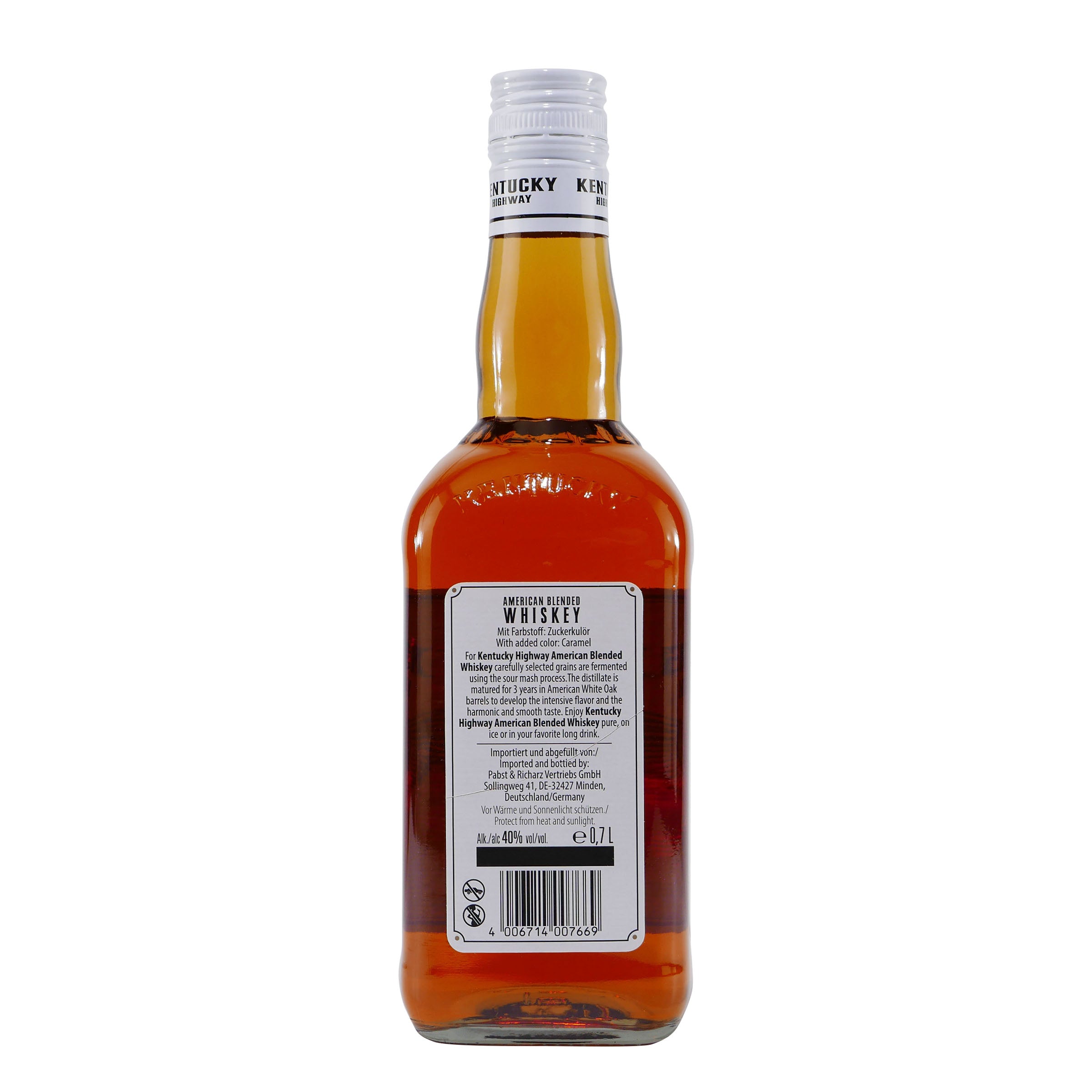 Kentucky Highway American Blended Whiskey mit Geschenk-HK