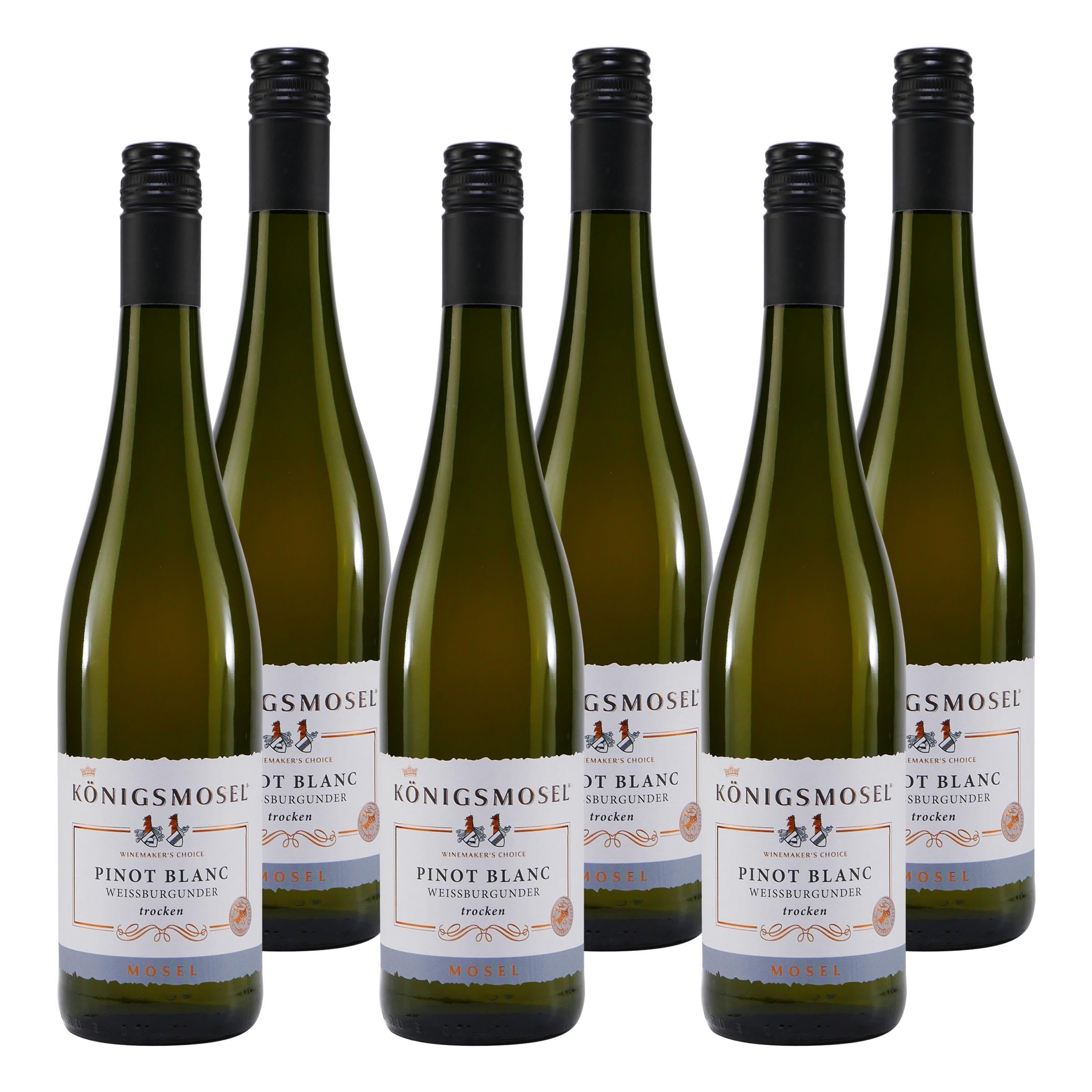 Königsmosel Pinot Blanc Weissburgunder -trocken- (6 x 0,75L)