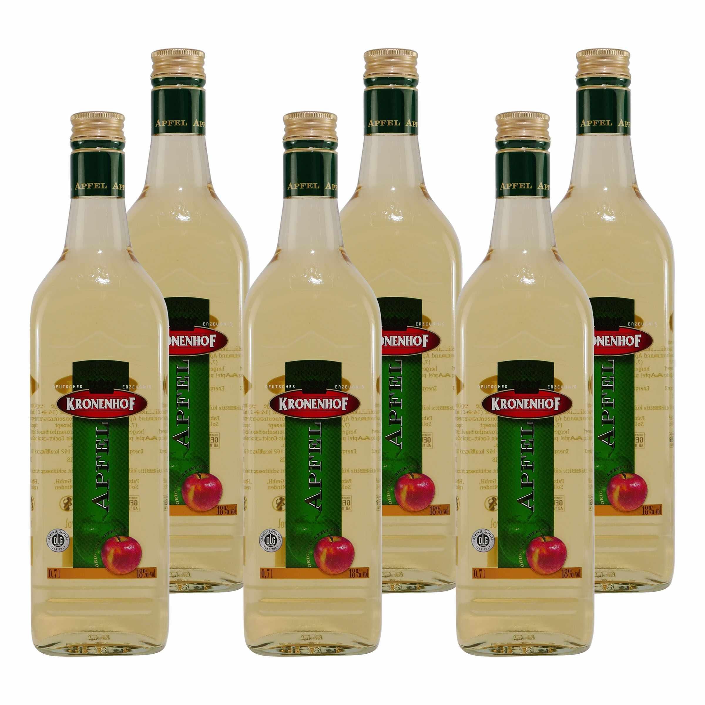 Kronenhof Apfel Likör (6 x 0,7L)