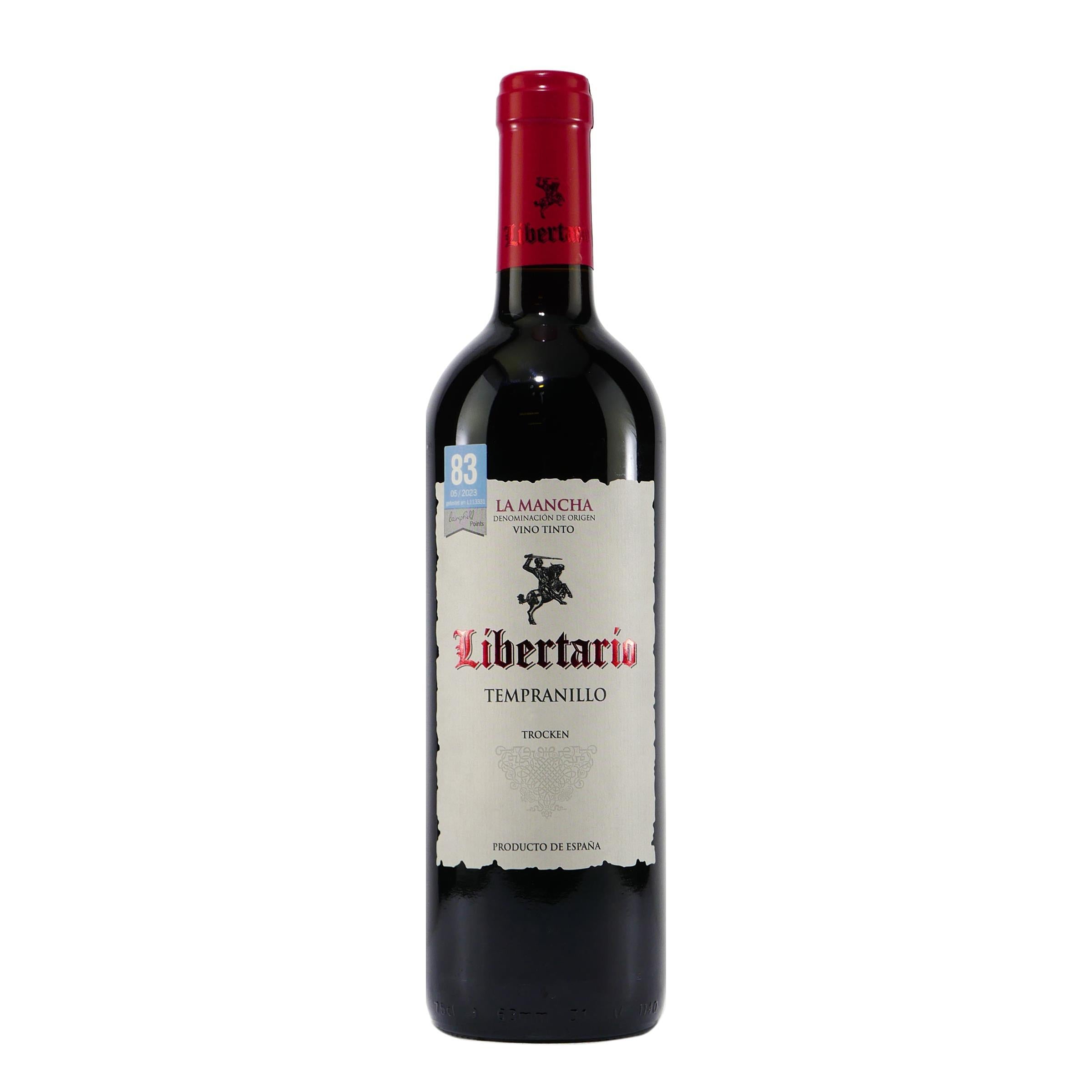 La Mancha Libertario Tempranillo -trocken- (6 x 0,75L)