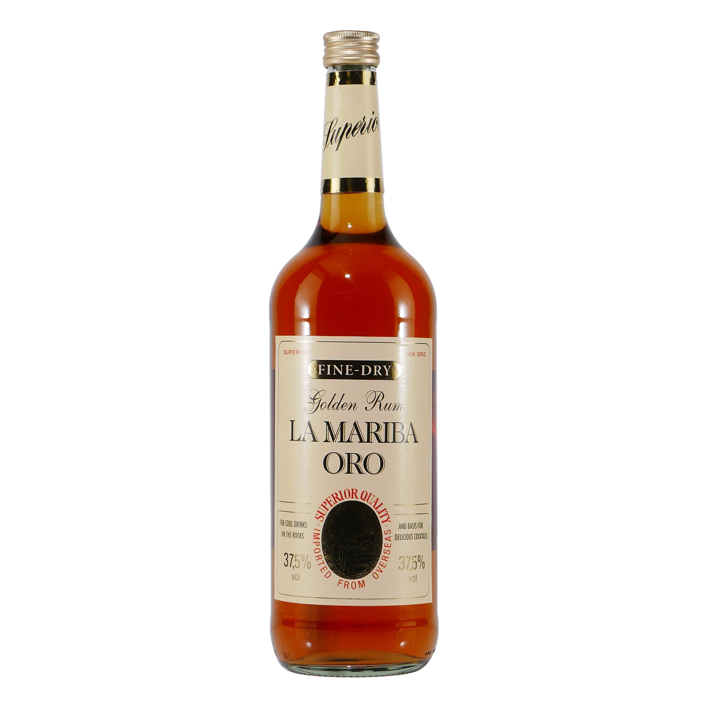 La Mariba Oro Golden Rum mit Geschenk-Holzkiste