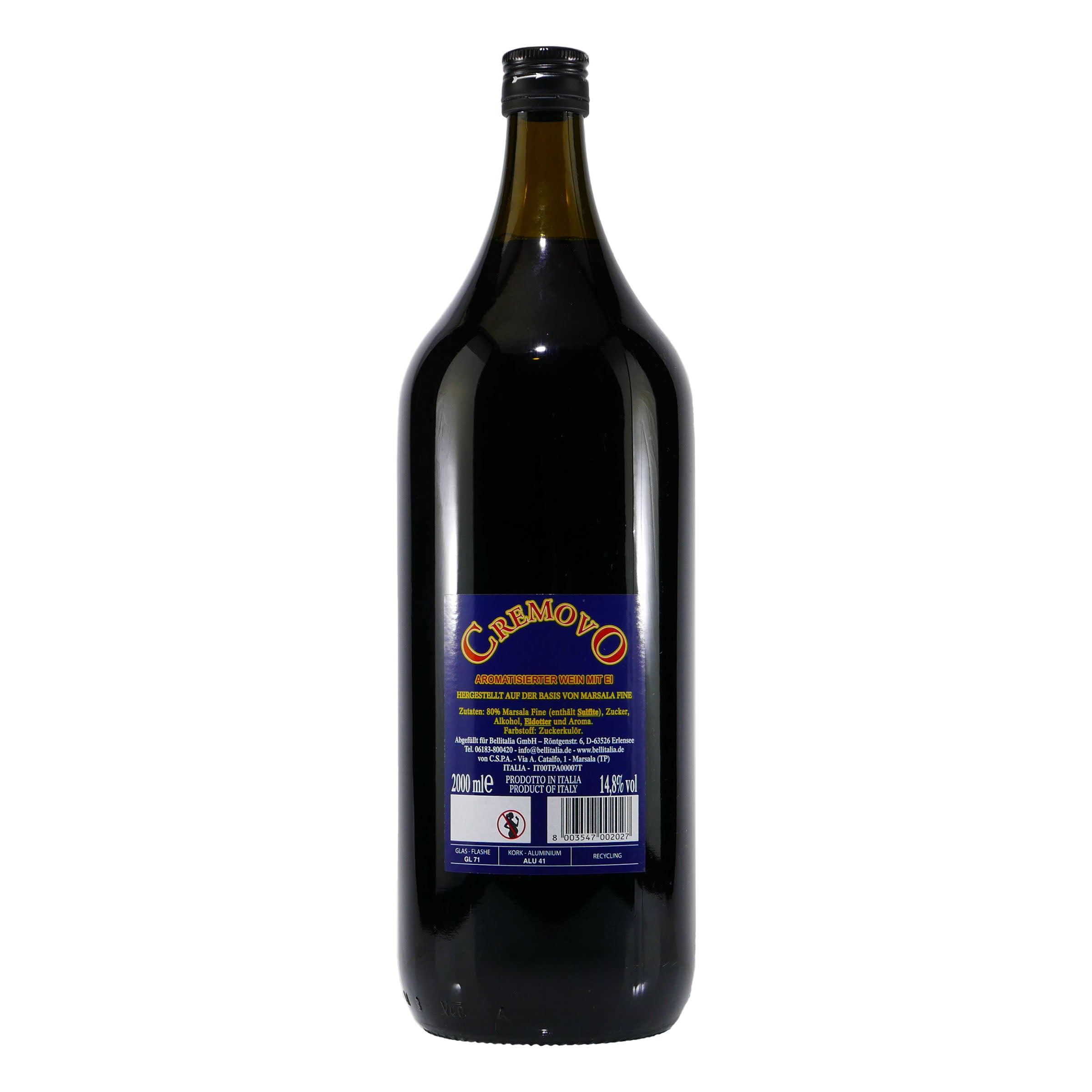 La Rosa del Sole Cremovo Marsala 2,0L