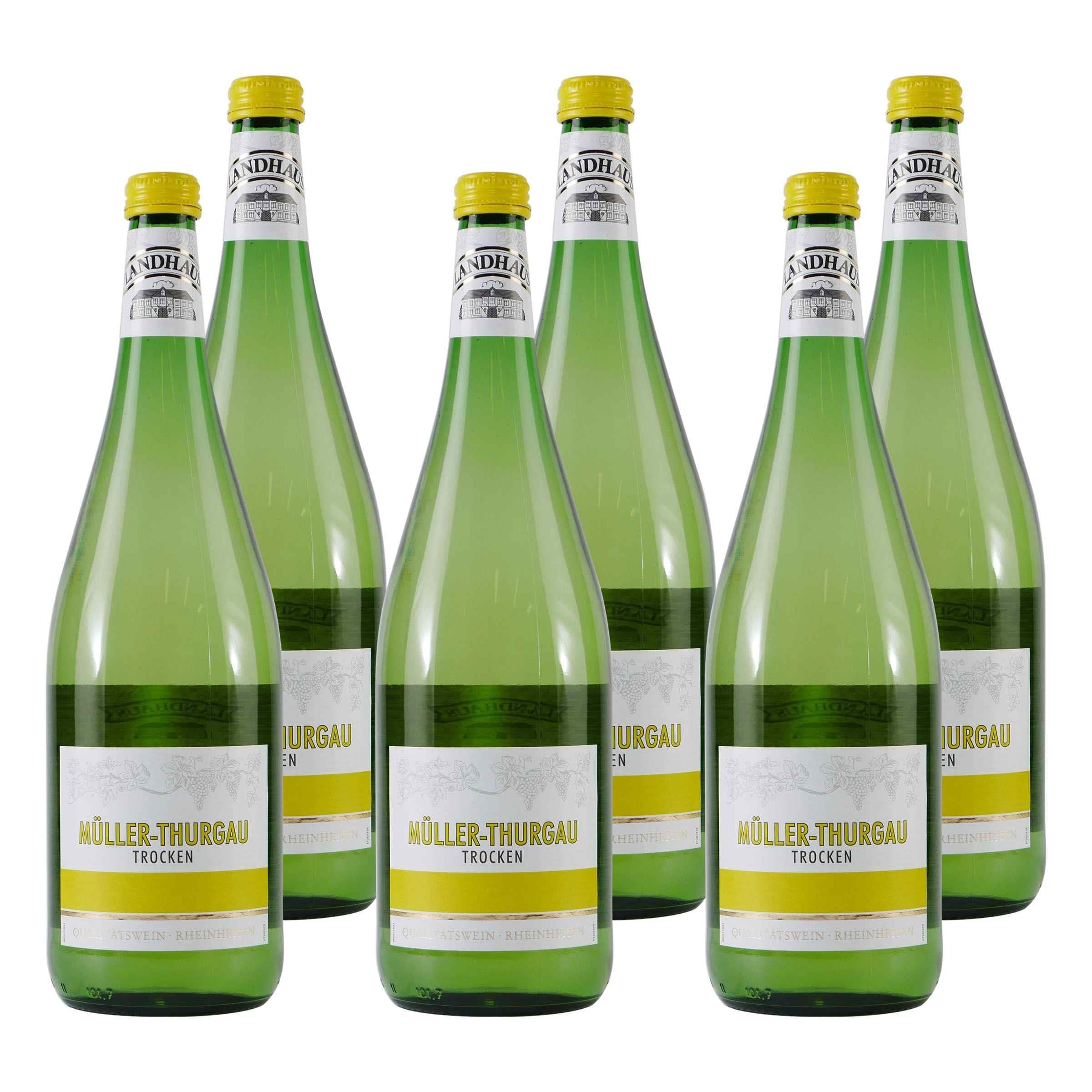 Landhaus Müller-Thurgau QbA -trocken- (6 x 1,0L)