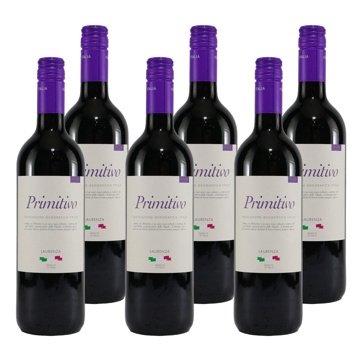 Laurenza Primitivo IGT -halbtrocken- (6 x 0,75L)