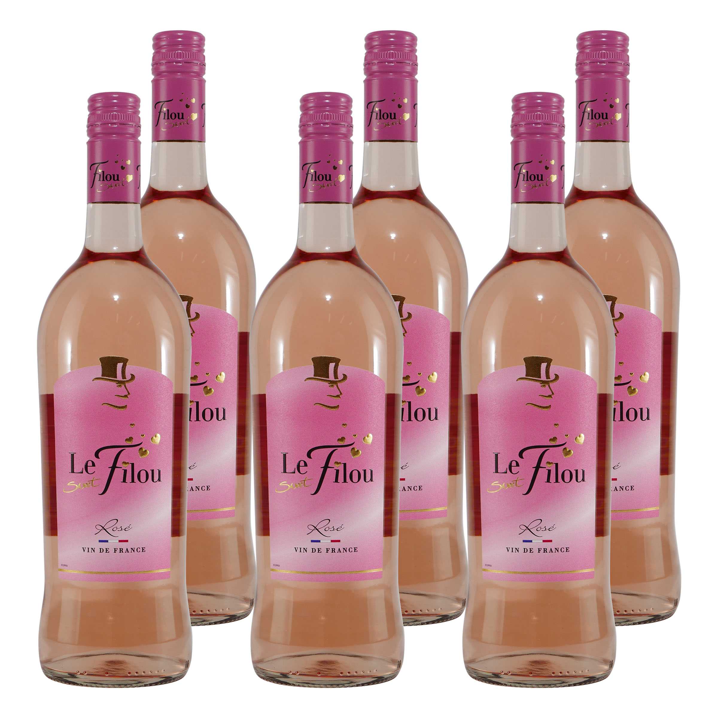 Le Filou Sweet Rosé -lieblich- (6 x 1,0L)