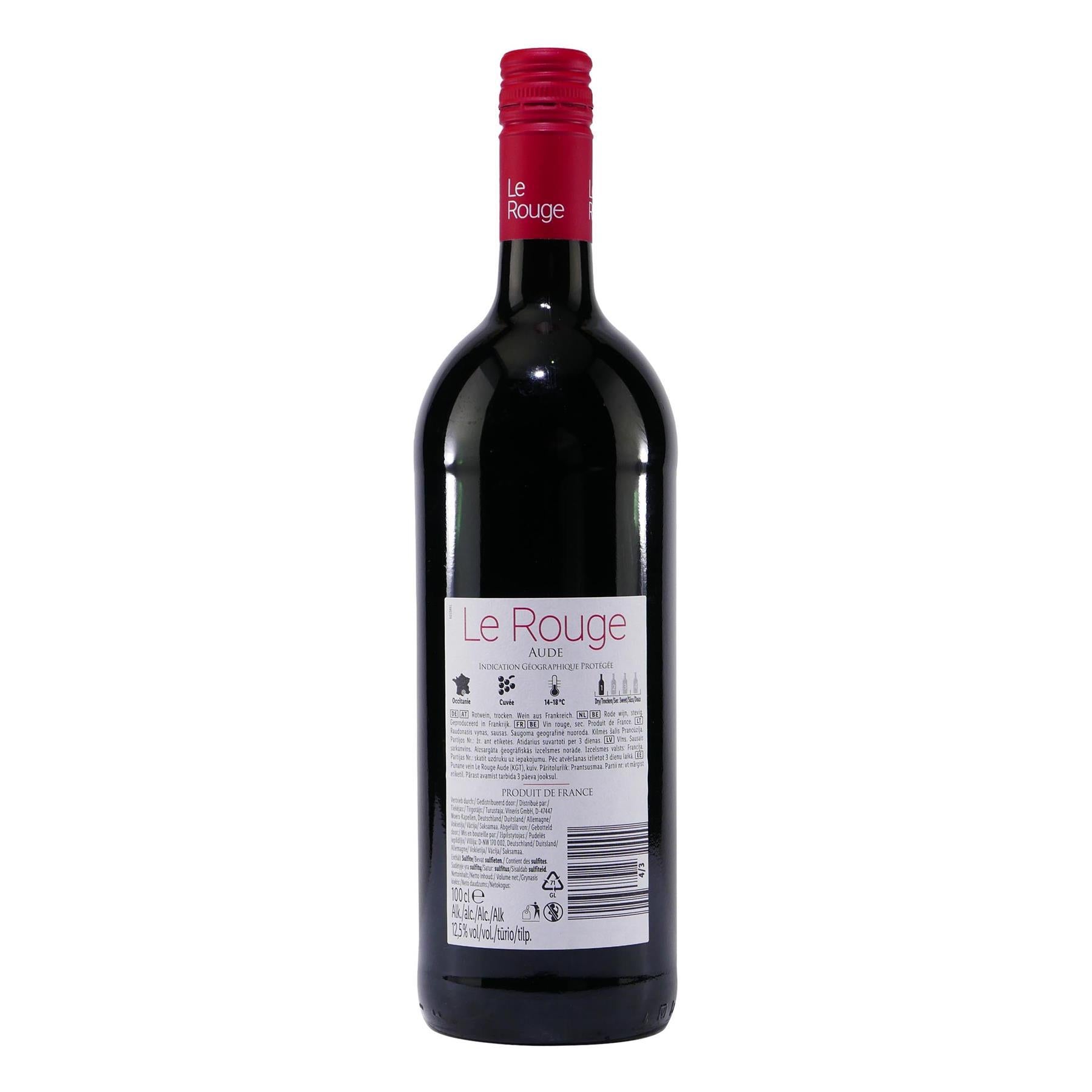 Le Rouge Aude IGP -trocken- (6 x 1,0L)