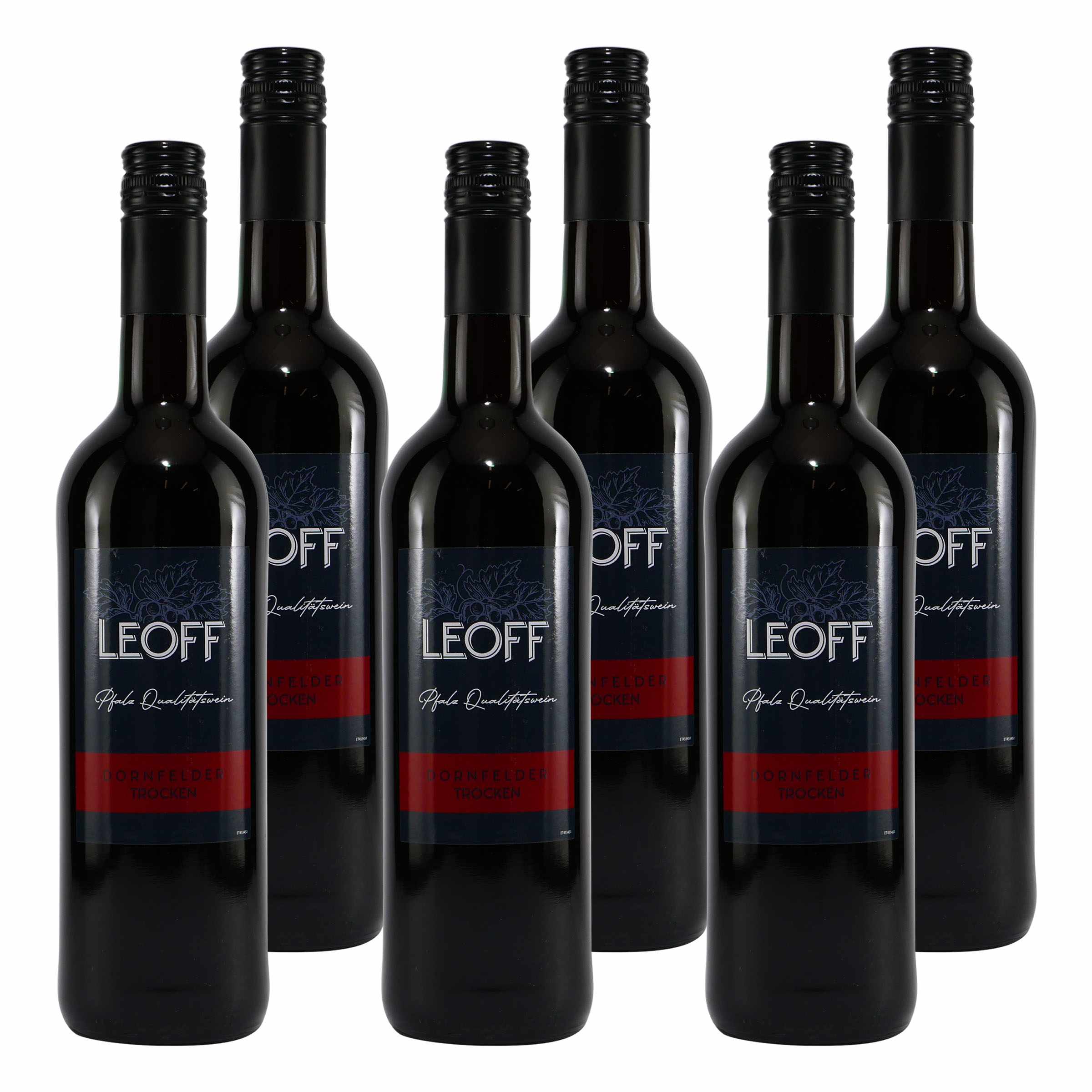 Leoff Dornfelder QbA -trocken- (6 x 0,75L)