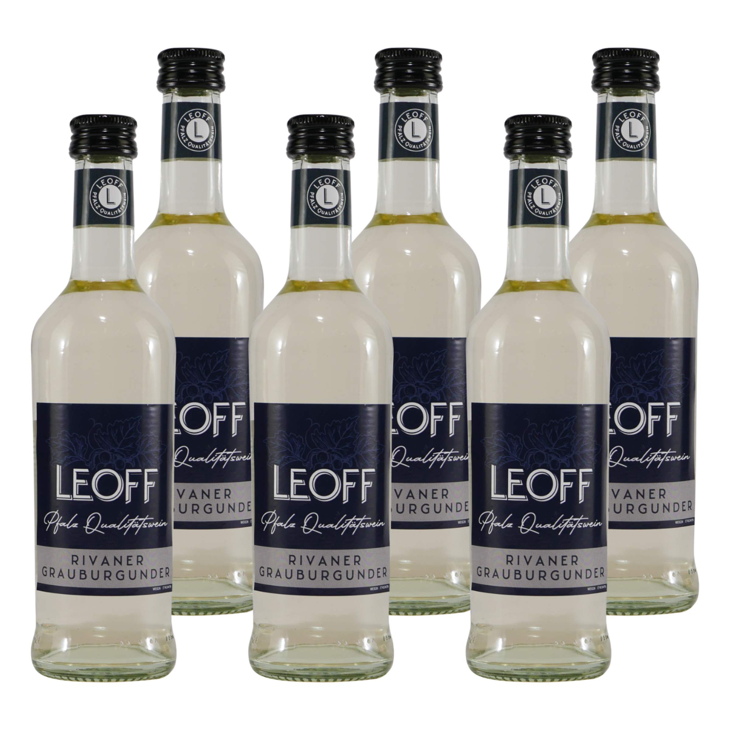 Leoff Rivaner Grauburgunder QbA -trocken- (12 x 0,25L)