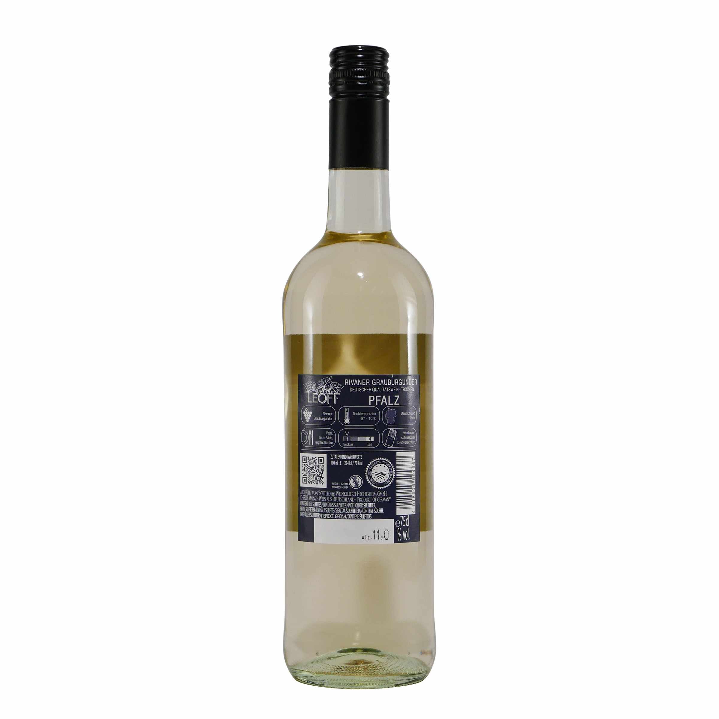 Leoff Rivaner Grauburgunder QbA -trocken- (6 x 0,75L)