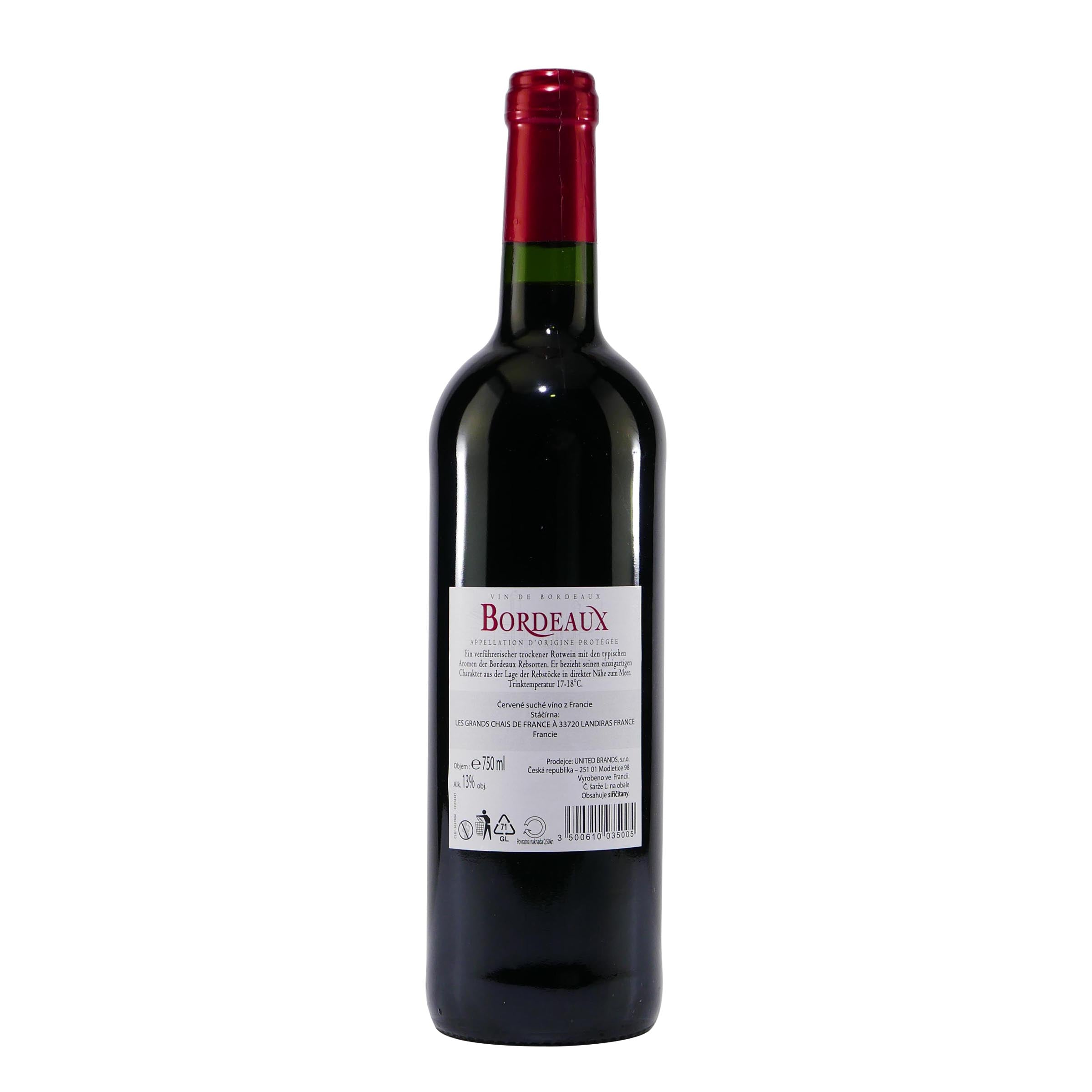 Les Grands Bordeaux AOP -trocken- (6 x 0,75L)
